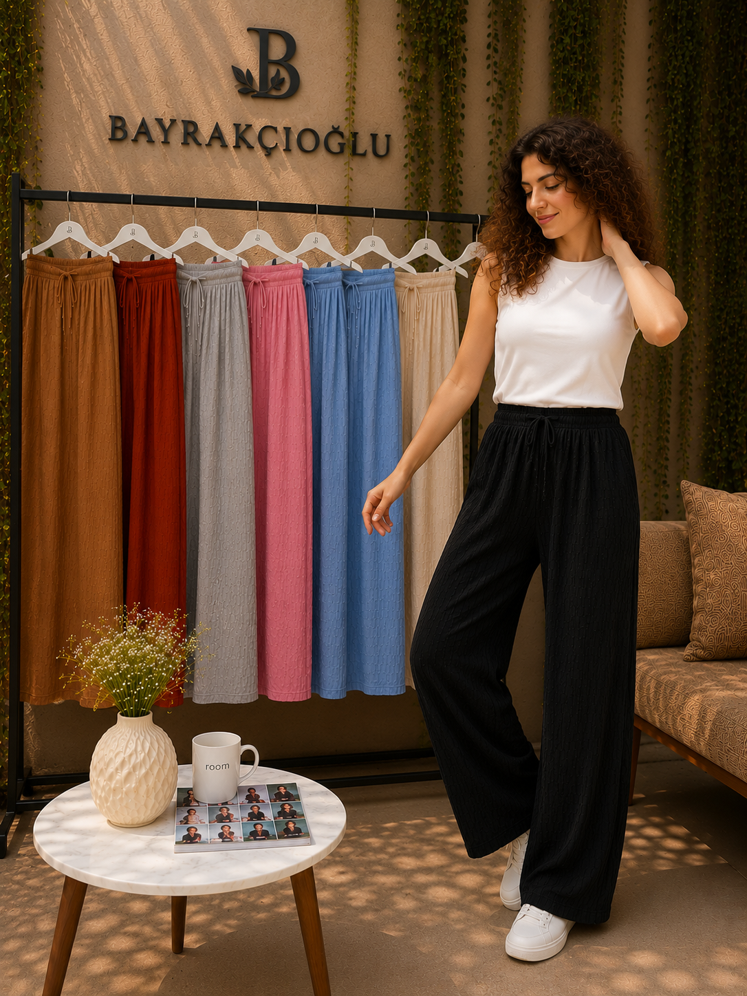 Lotus Bol Paça Esnek Pantolon