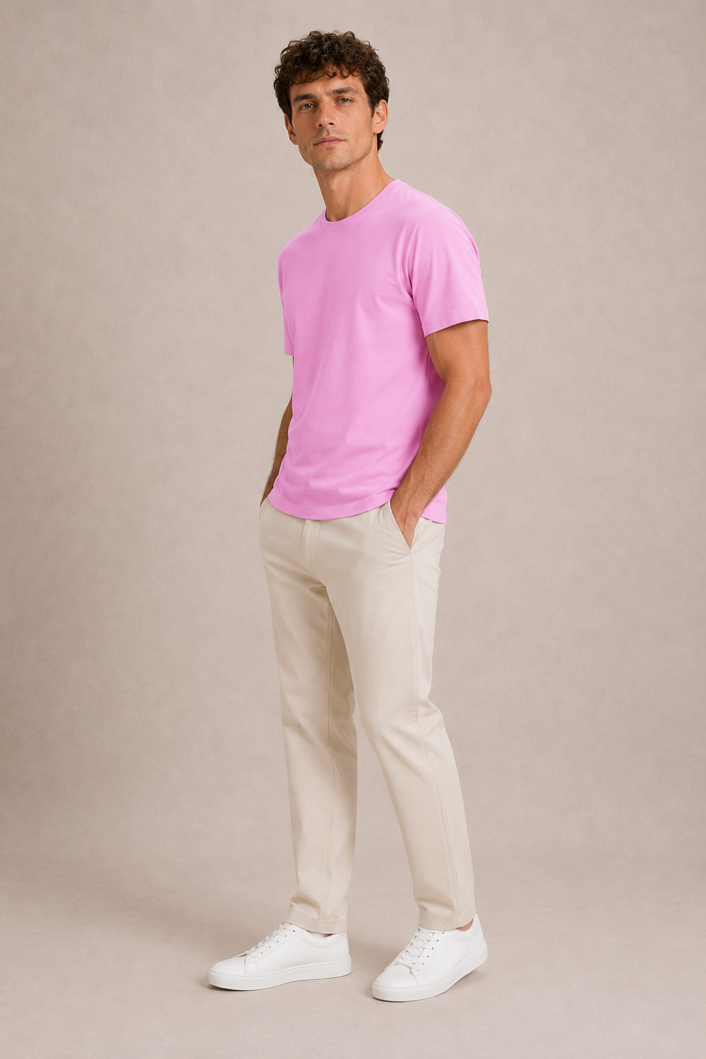 Basic Sıfır Yaka Unisex Tişört