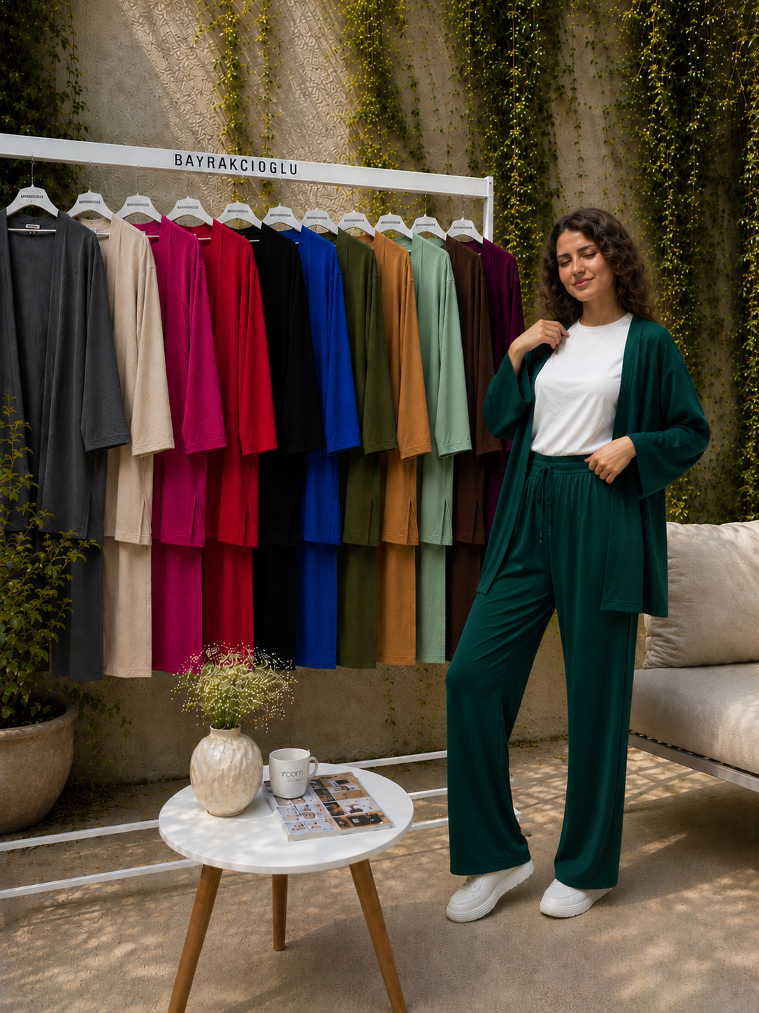 Kimono Takım Full Likralı Bürümcük Kumaş