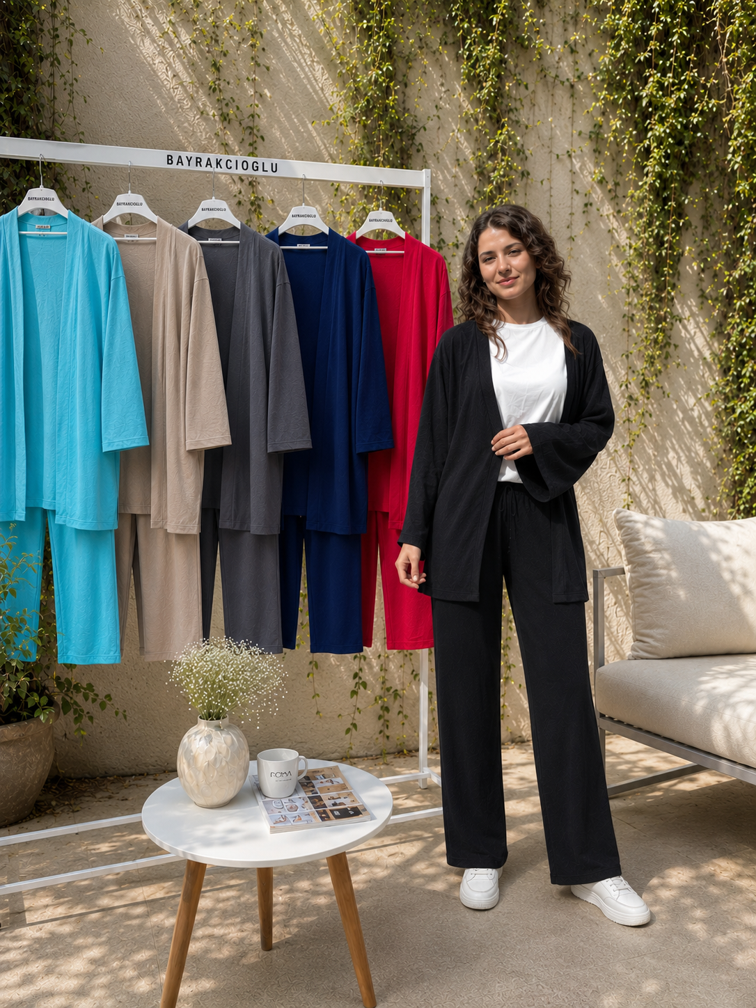 Kimono Takım Full Likralı Bürümcük Kumaş