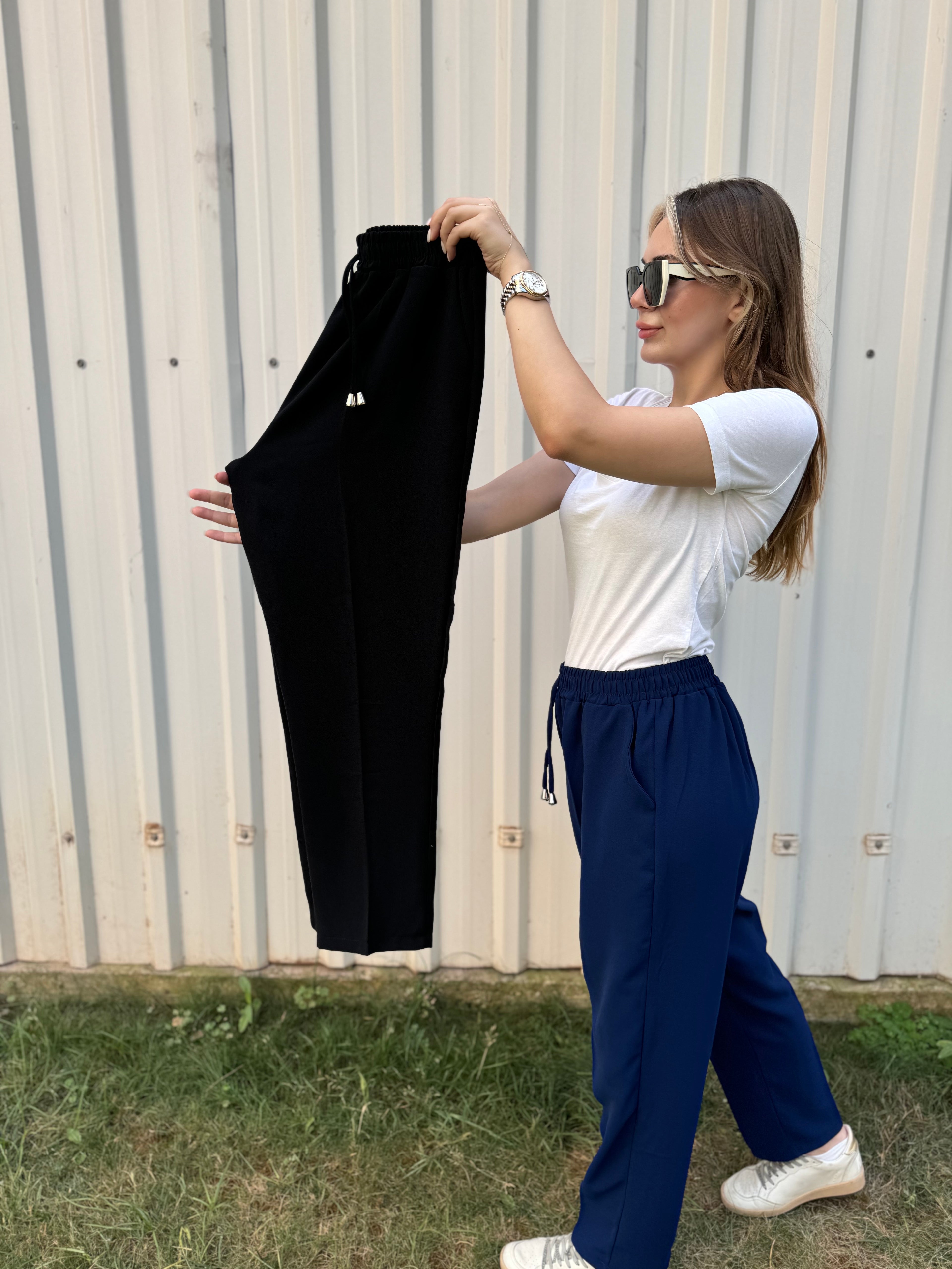 ZERA KREP BORU PAÇA BATTAL BEDEN PANTOLON