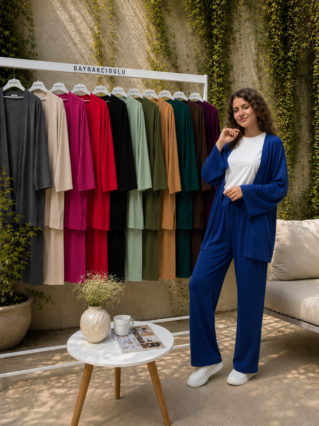 Kimono Takım Full Likralı Bürümcük Kumaş