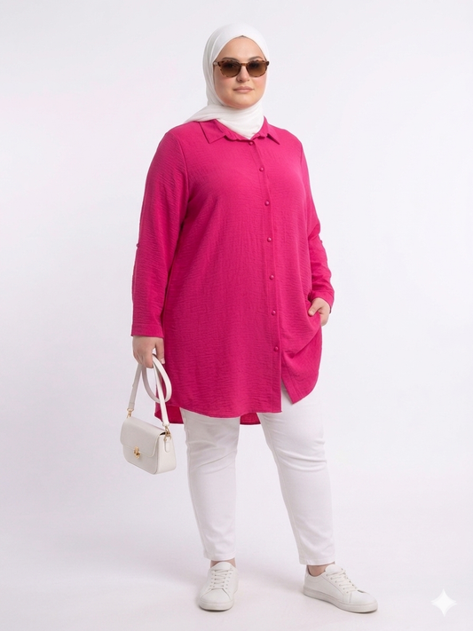 AYARLANABİLİR KOLLU KADIN TUNİK