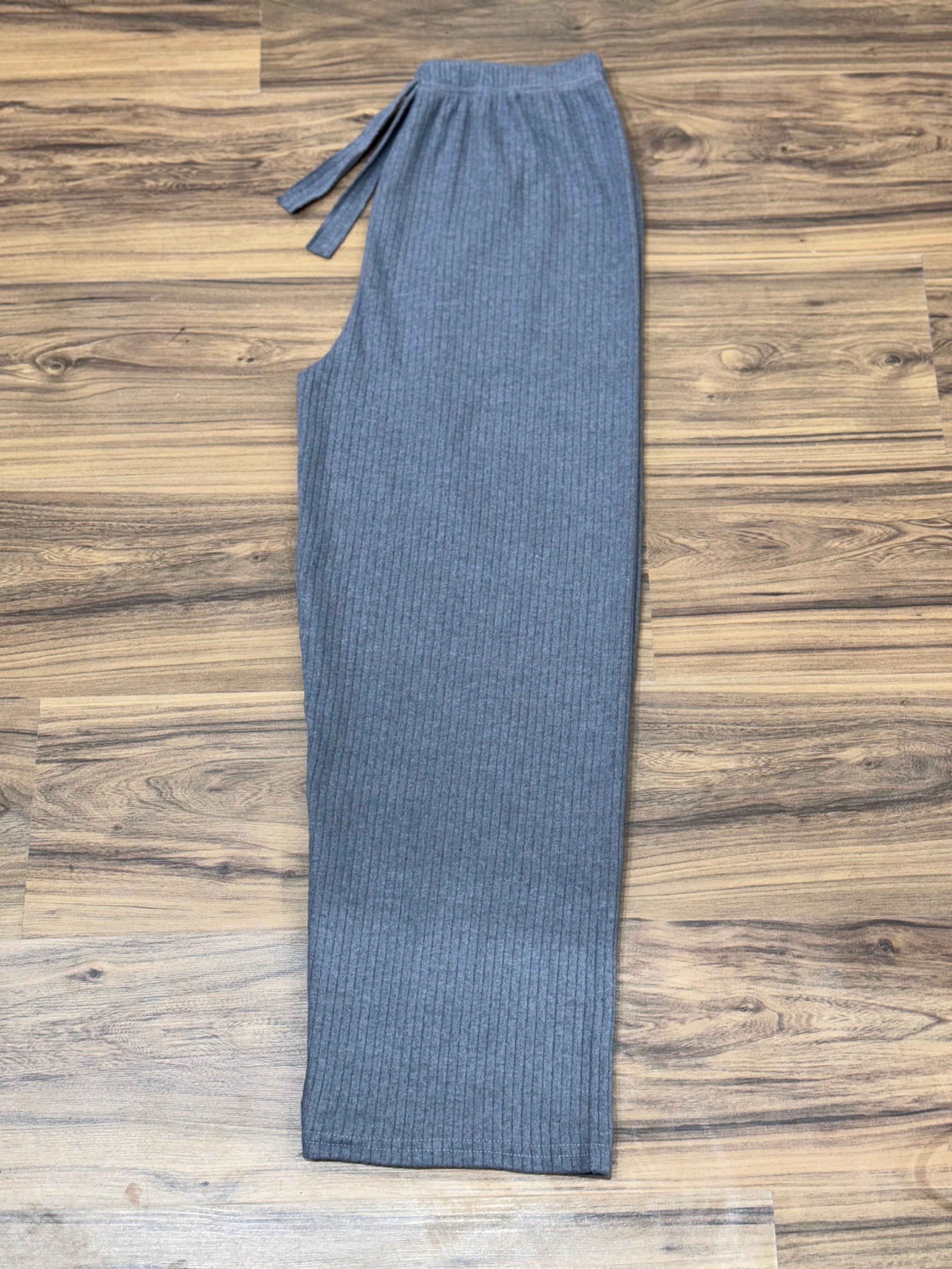 %100 Pamuklu Fitilli Interlok Kumaş Enine Boyuna Esnek Pijama Pantolon - 3 adet 600tl