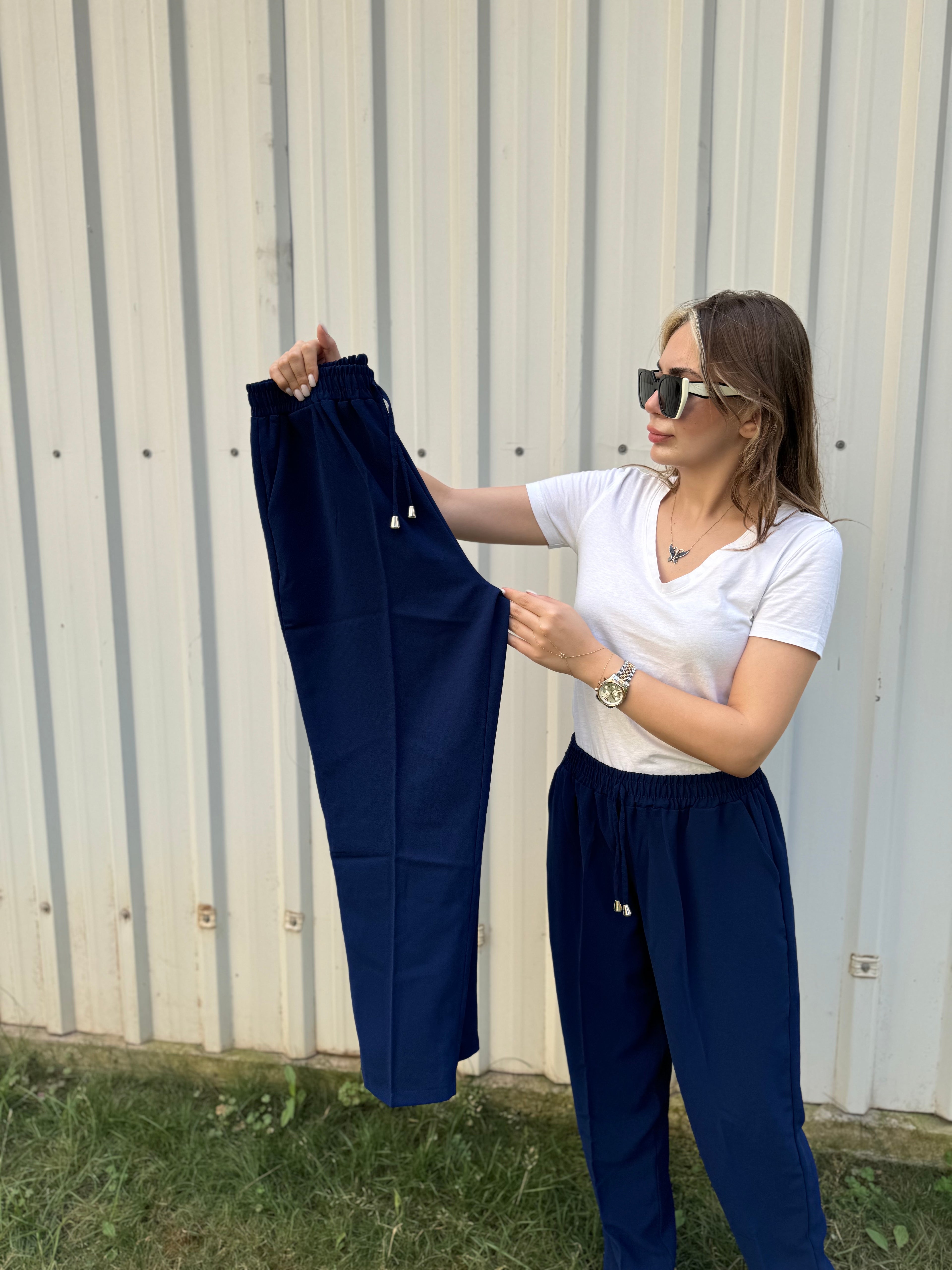 ZERA KREP BORU PAÇA BATTAL BEDEN PANTOLON