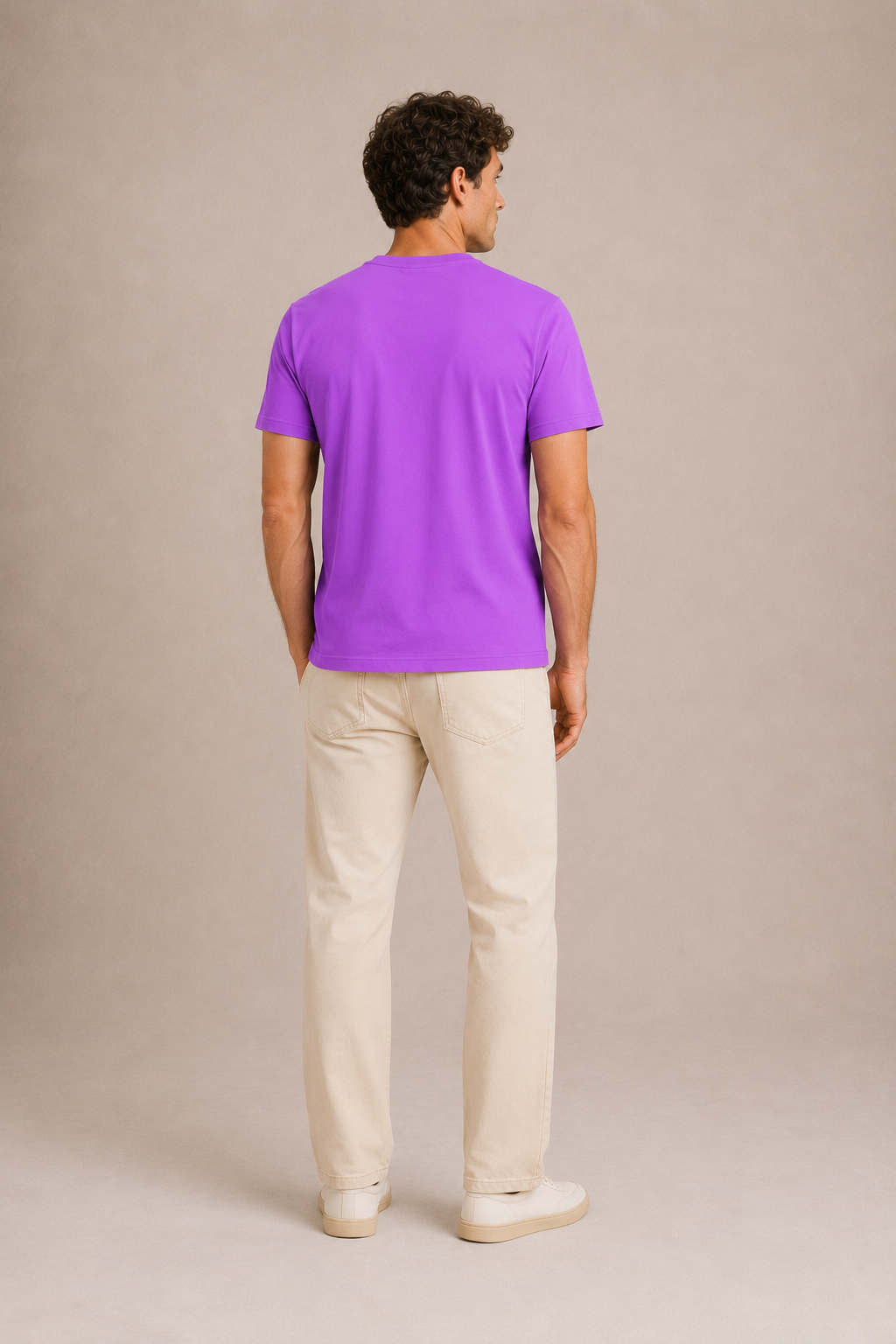 Basic Sıfır Yaka Unisex Tişört