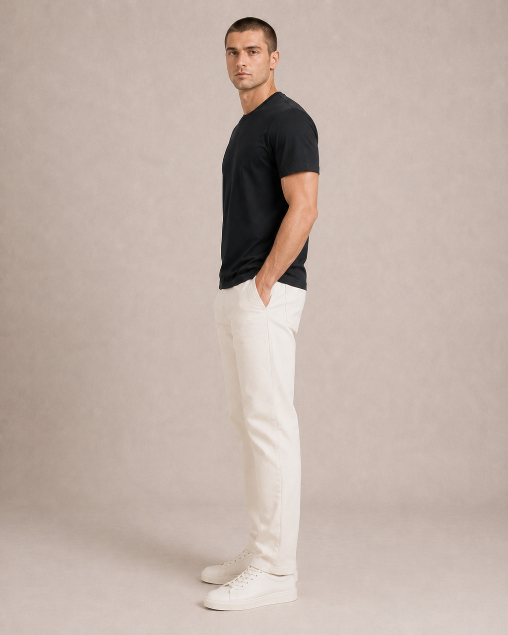 Basic Sıfır Yaka Unisex Tişört