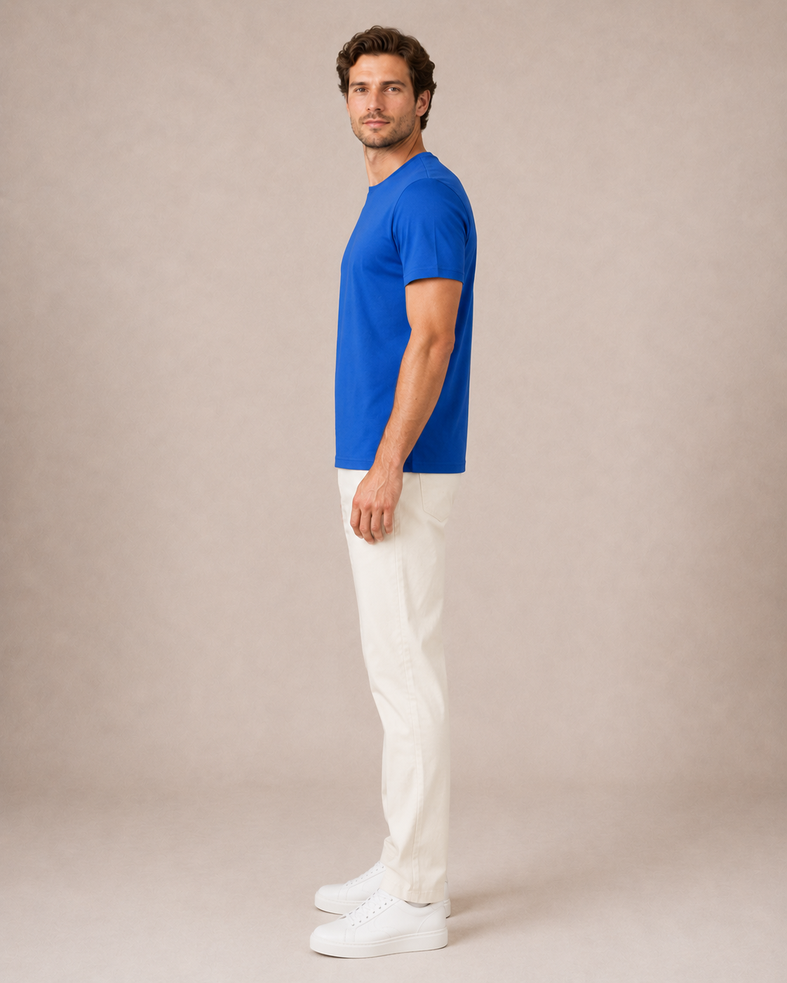 Basic Sıfır Yaka Unisex Tişört