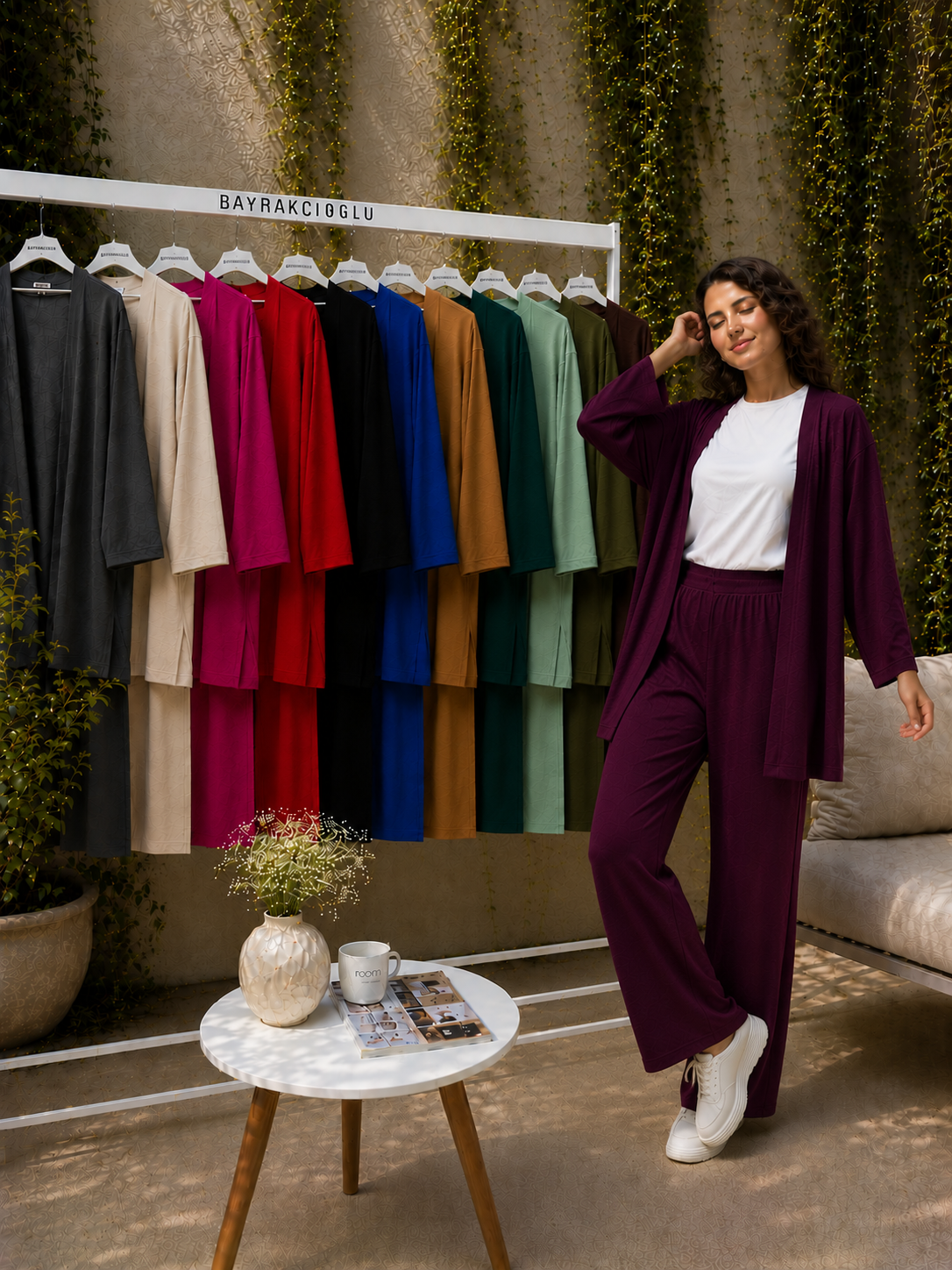 Kimono Takım Full Likralı Bürümcük Kumaş