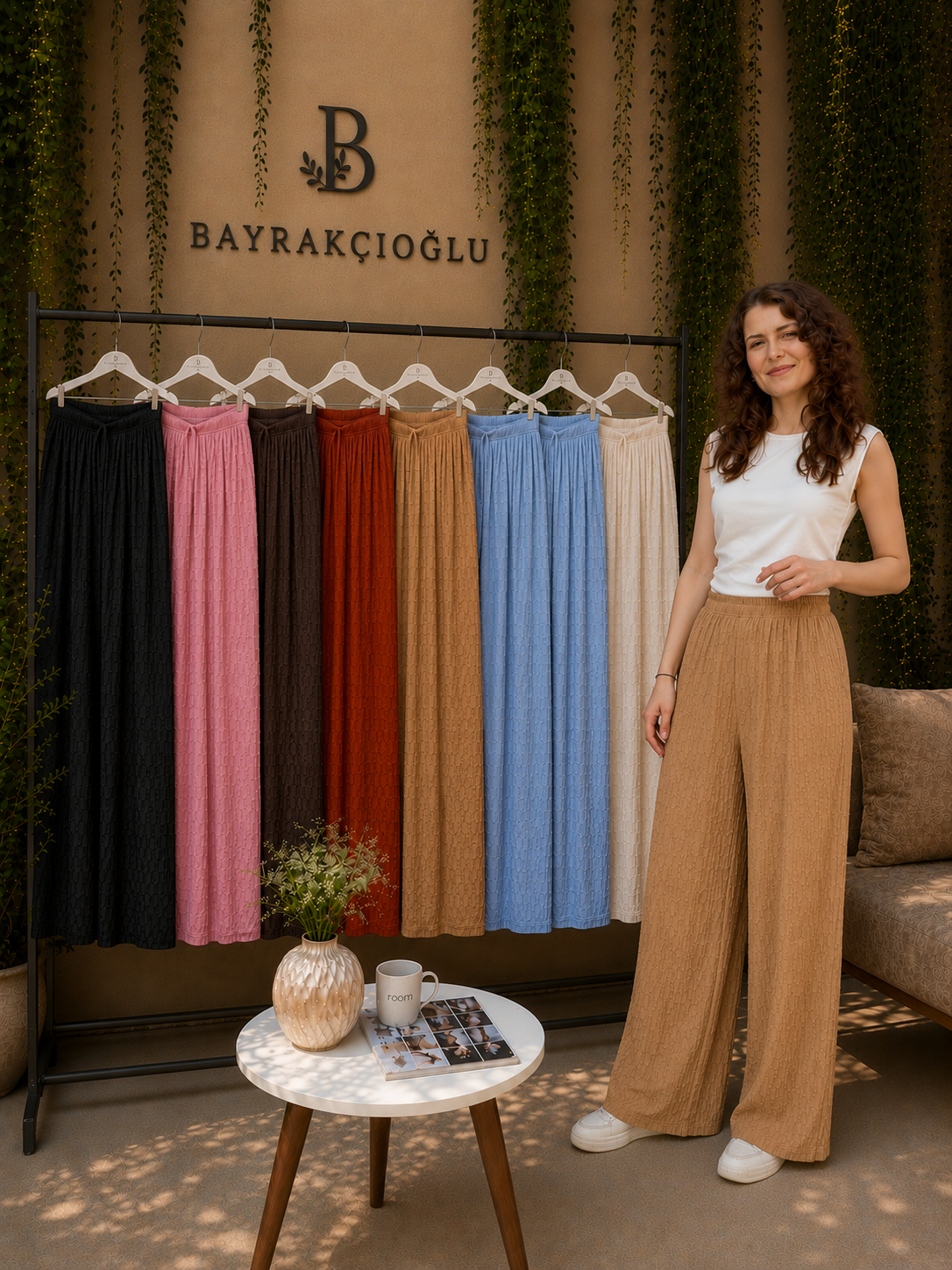 Lotus Bol Paça Esnek Pantolon