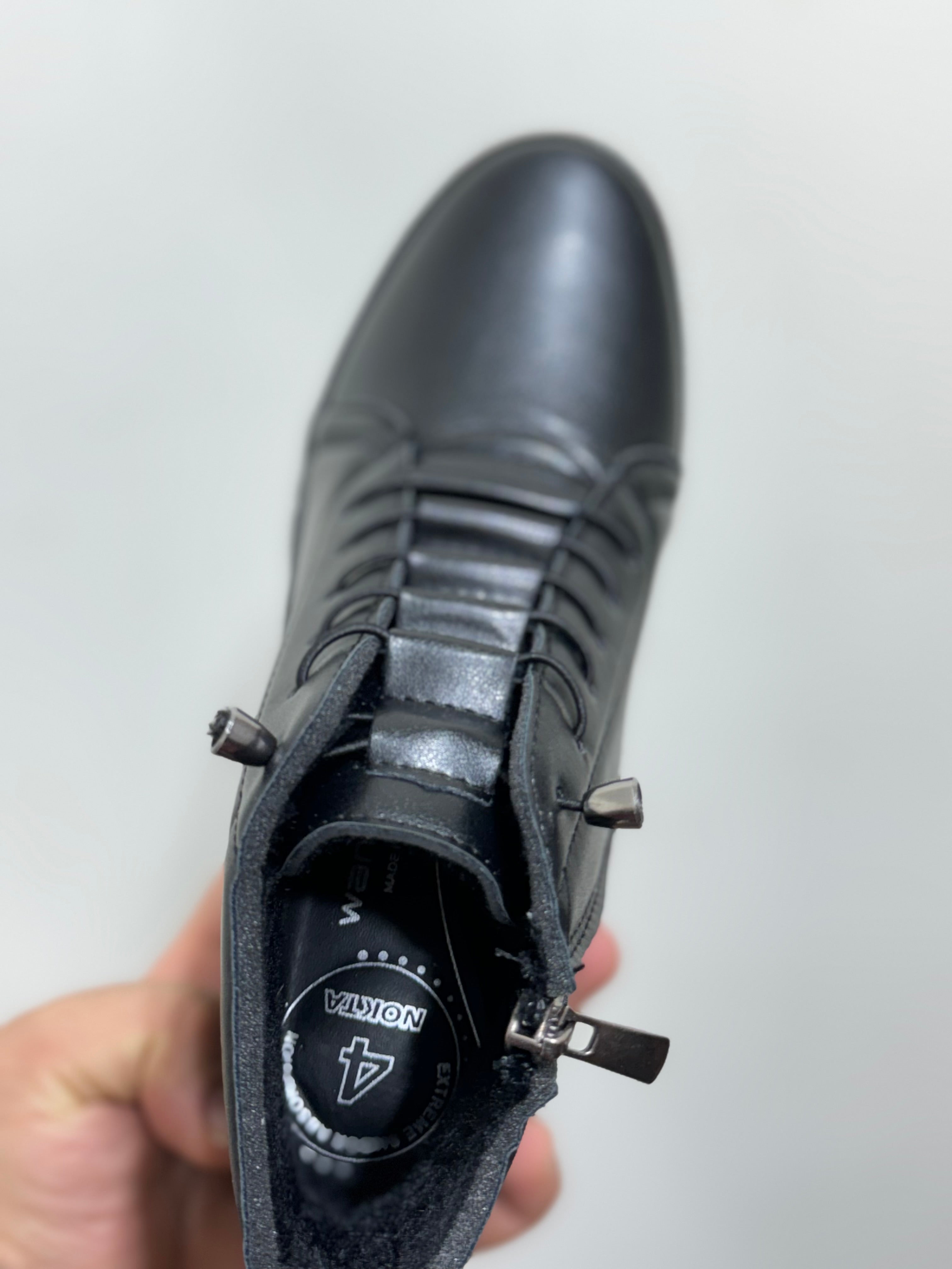 KIŞLIK BOT 4 NOKTADAN ORTOPEDİK TABAN İÇİ YÜNLÜ SU GEÇİRMEZ FERMUARLI AKILLI  BAĞCIKLI BOT KADIN BOTU