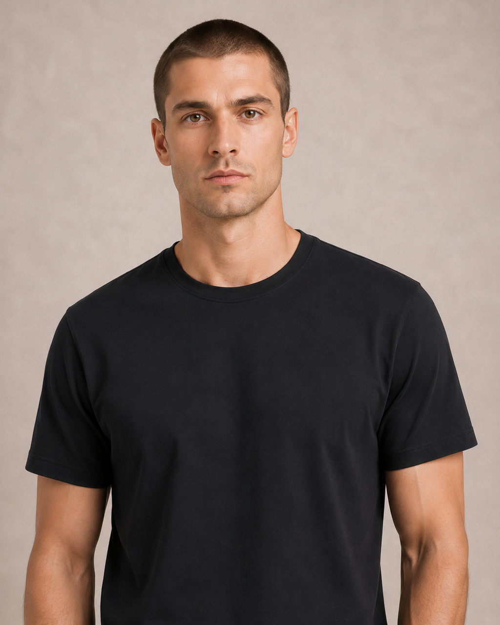 Basic Sıfır Yaka Unisex Tişört
