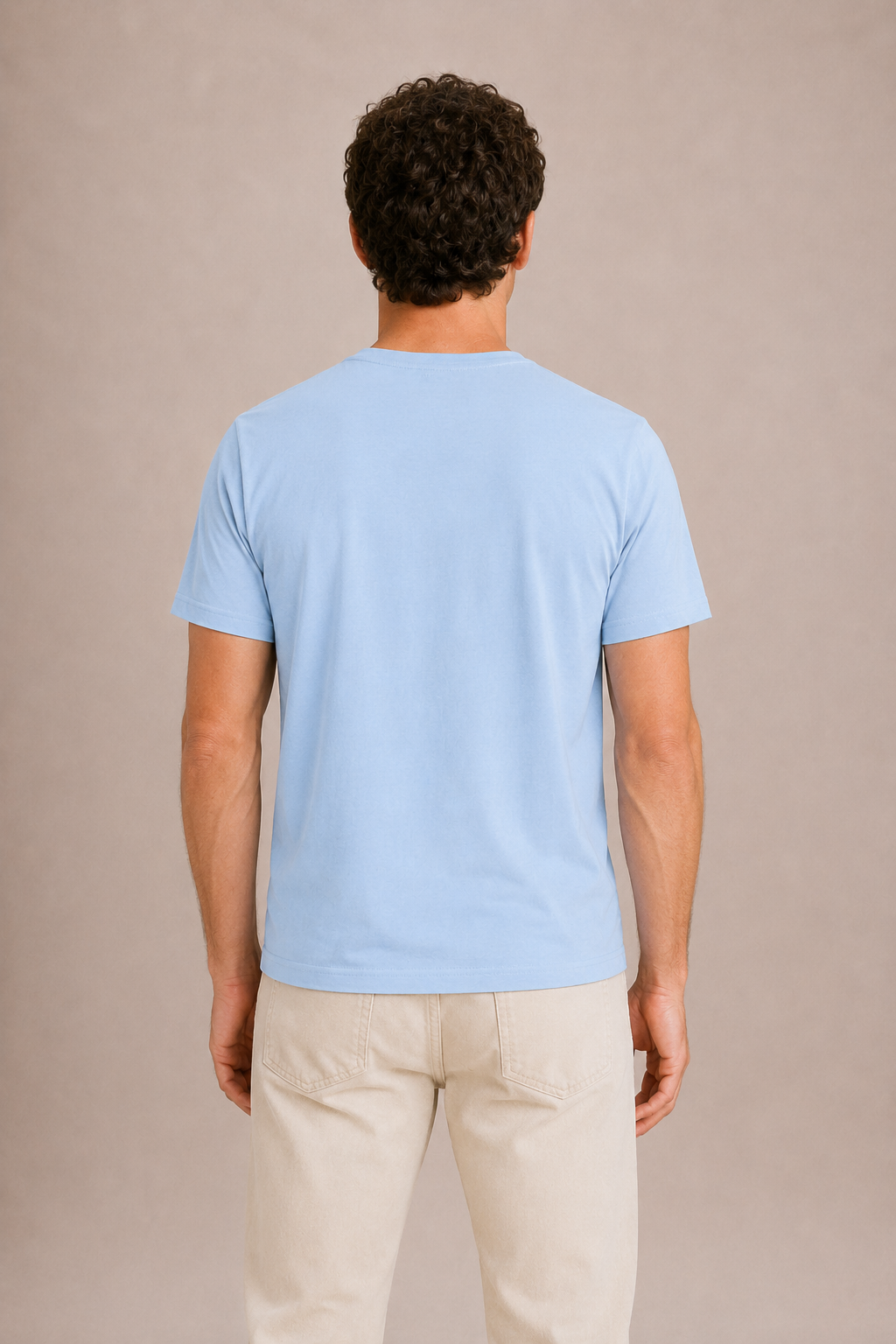Basic Sıfır Yaka Unisex Tişört
