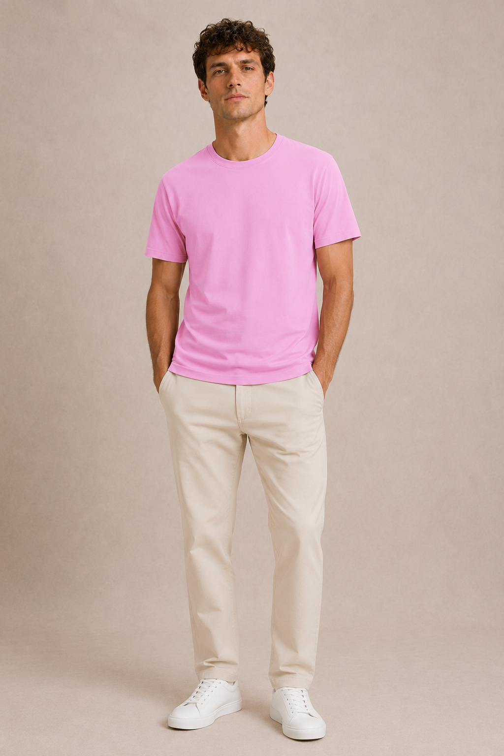 Basic Sıfır Yaka Unisex Tişört