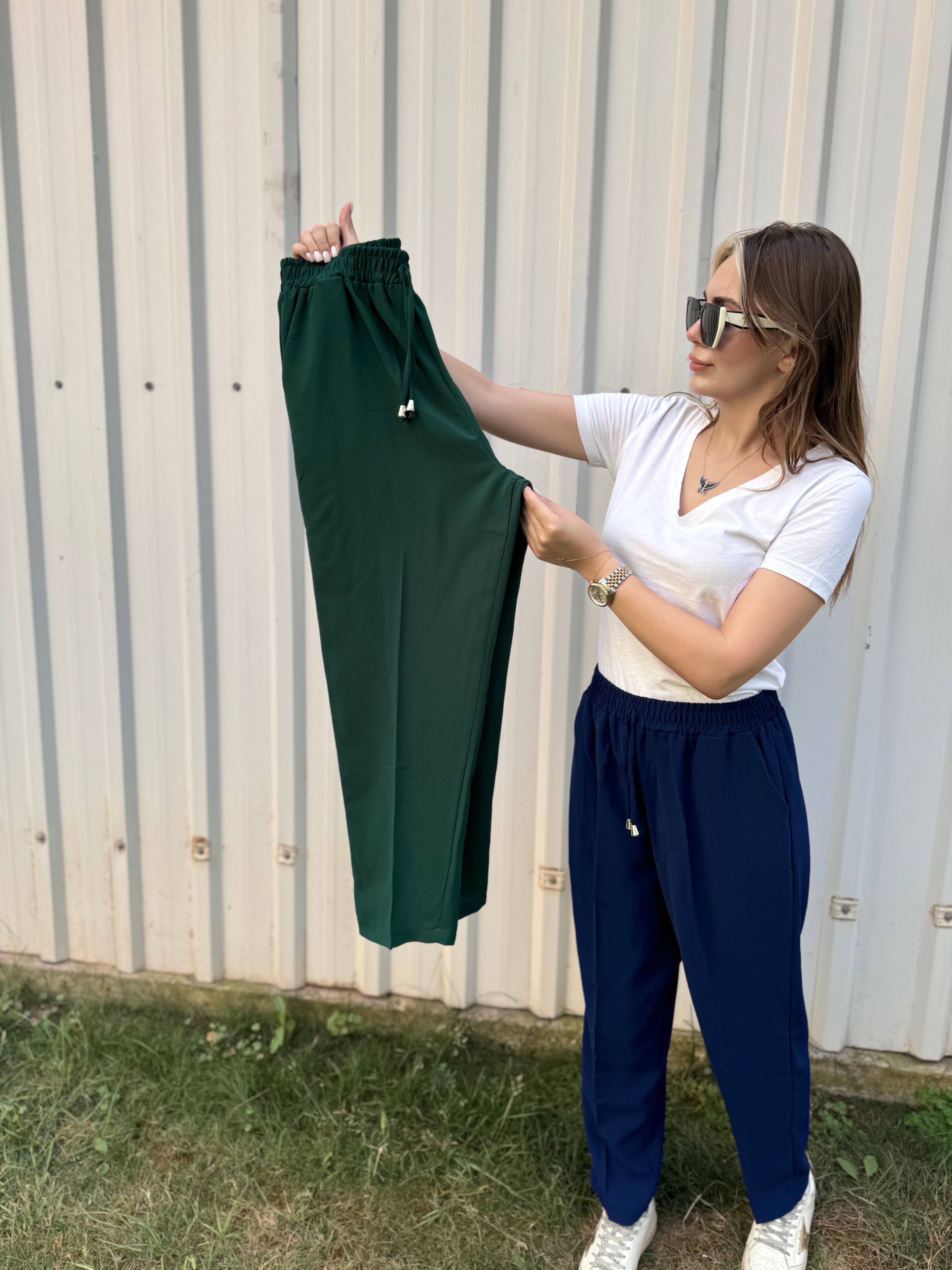 ZERA KREP BORU PAÇA BATTAL BEDEN PANTOLON