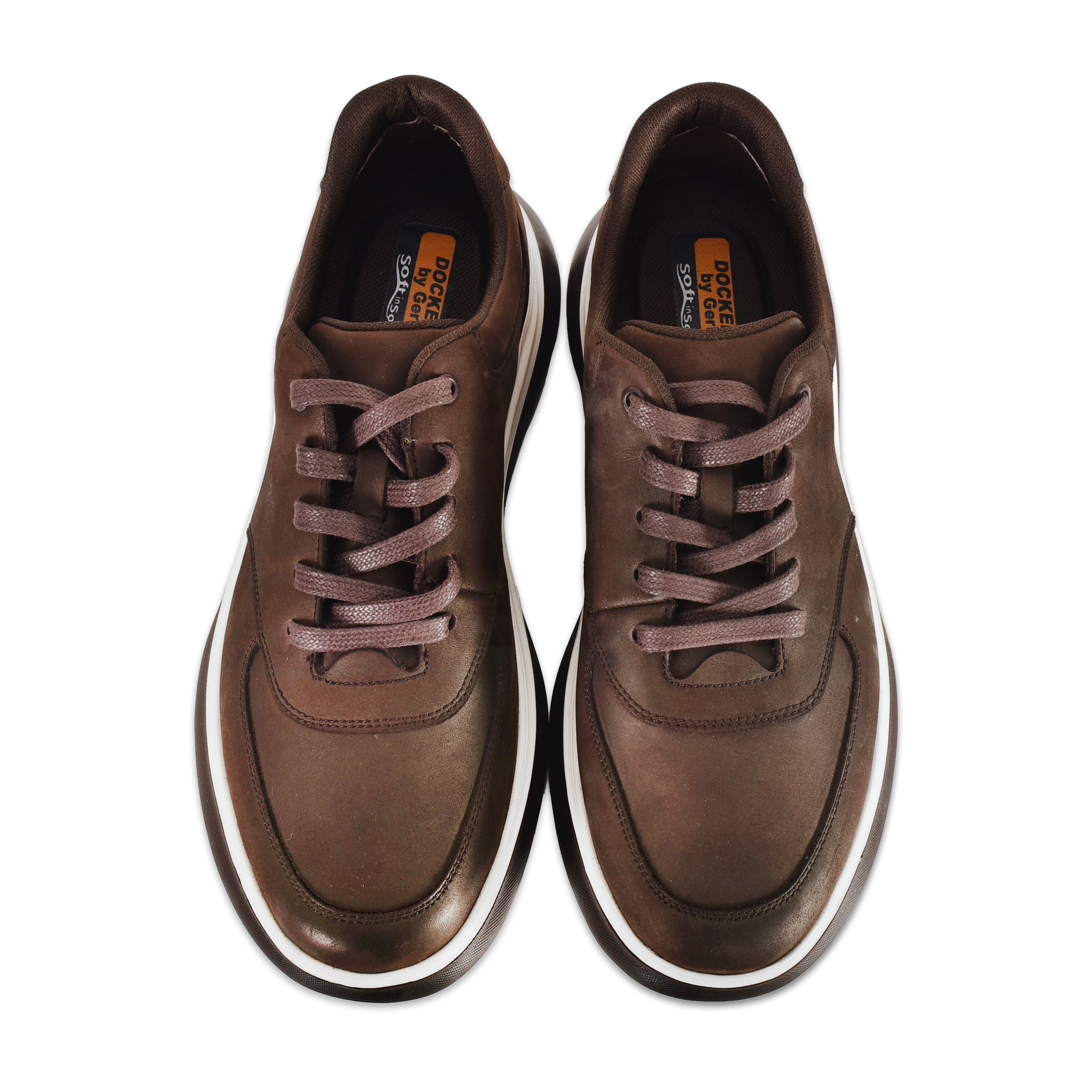 BAĞCIKLI KALIN TABAN %100 HAKİKİ DERİ SNEAKER ERKEK AYAKKABI ORJİNAL MARKA