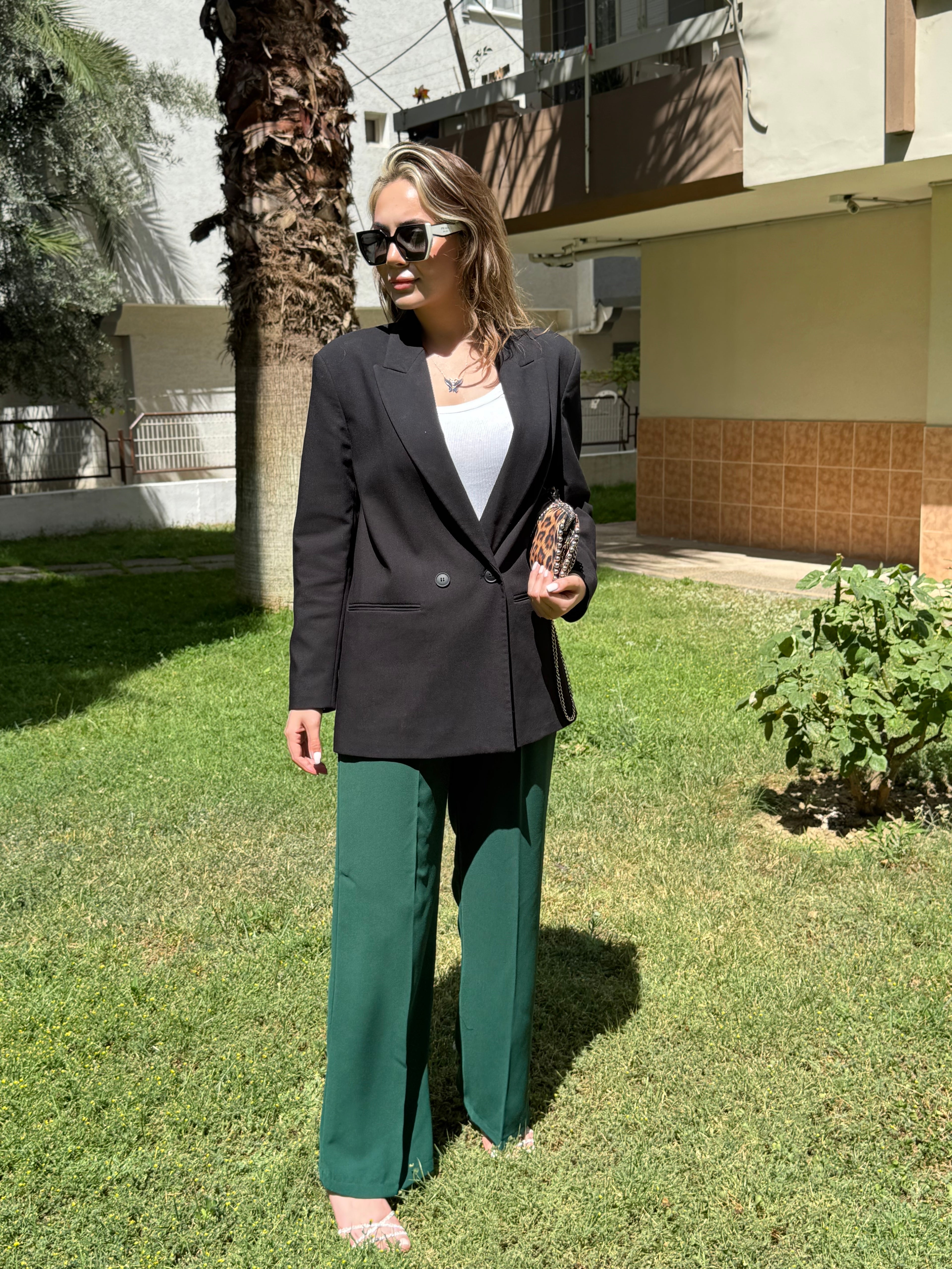 Zera Krep Bol Paça Pantolon