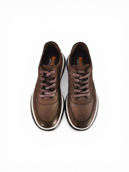 BAĞCIKLI %100 HAKİKİ DERİ SNEAKER ERKEK AYAKKABI ORİJİNAL MARKA