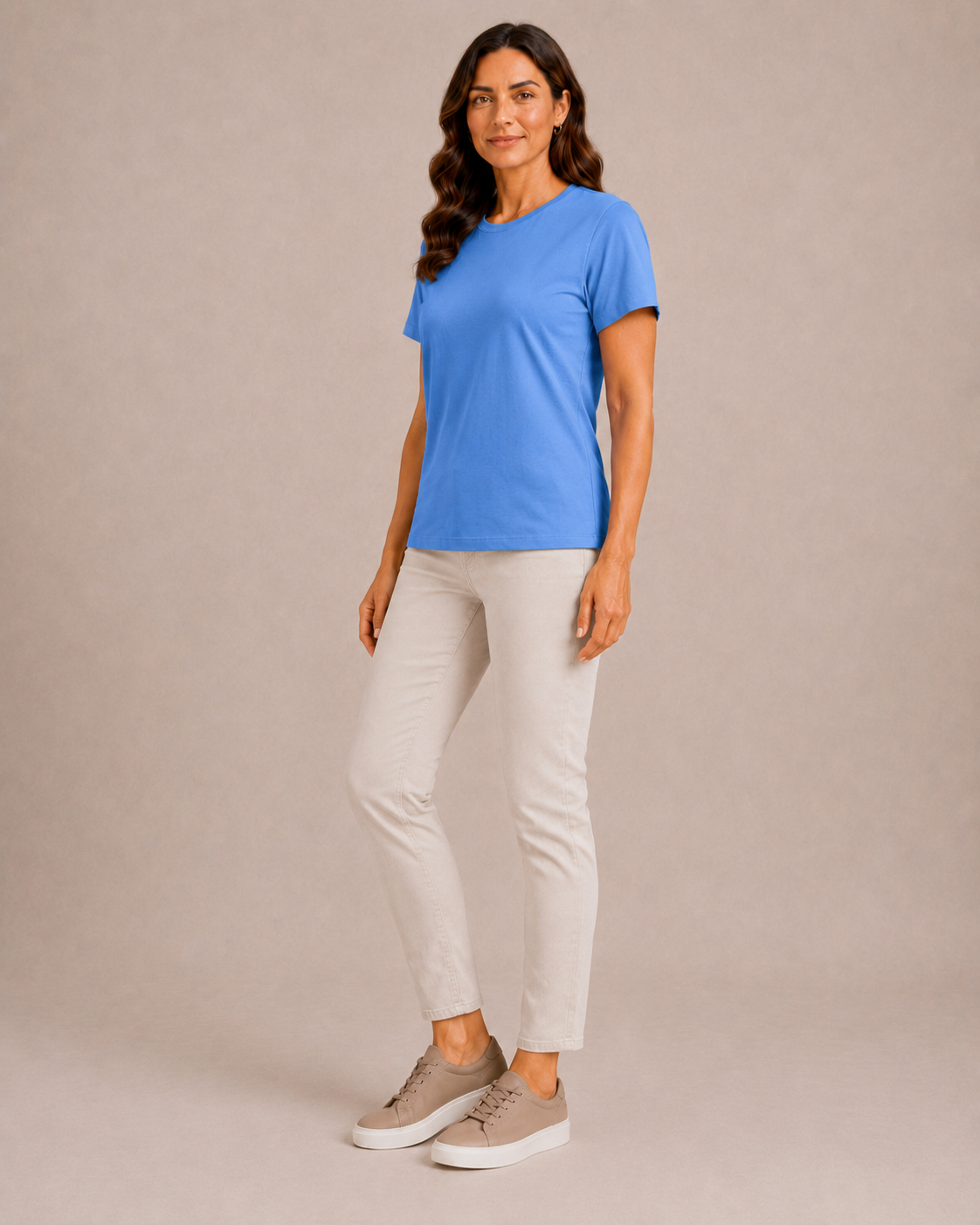 Basic Sıfır Yaka Unisex Tişört