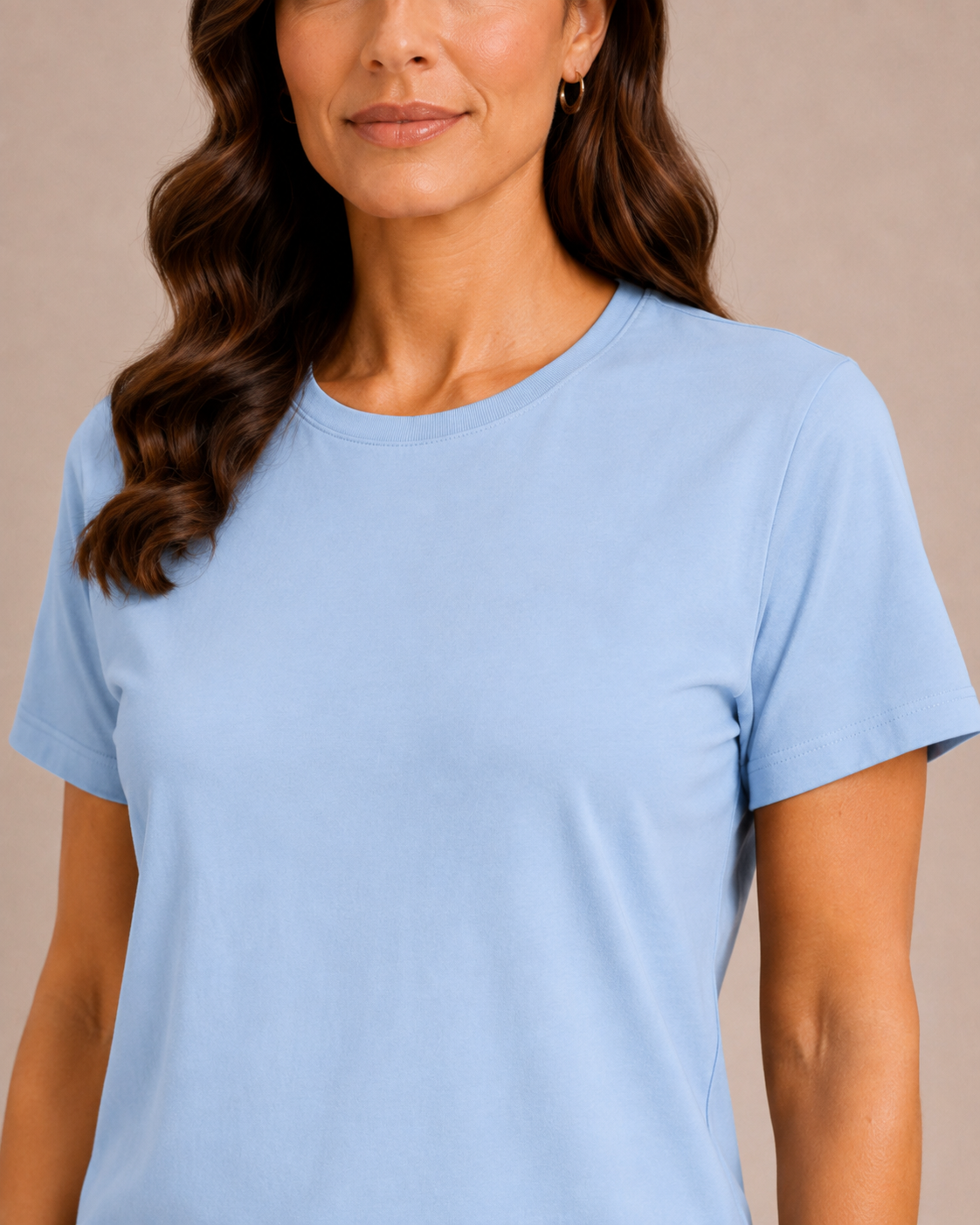 Basic Sıfır Yaka Unisex Tişört