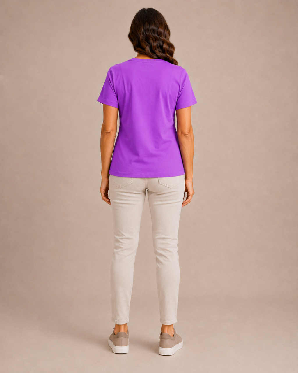 Basic Sıfır Yaka Unisex Tişört