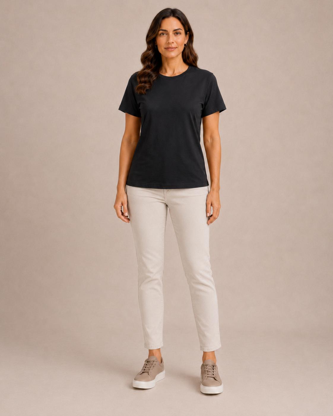 Basic Sıfır Yaka Unisex Tişört
