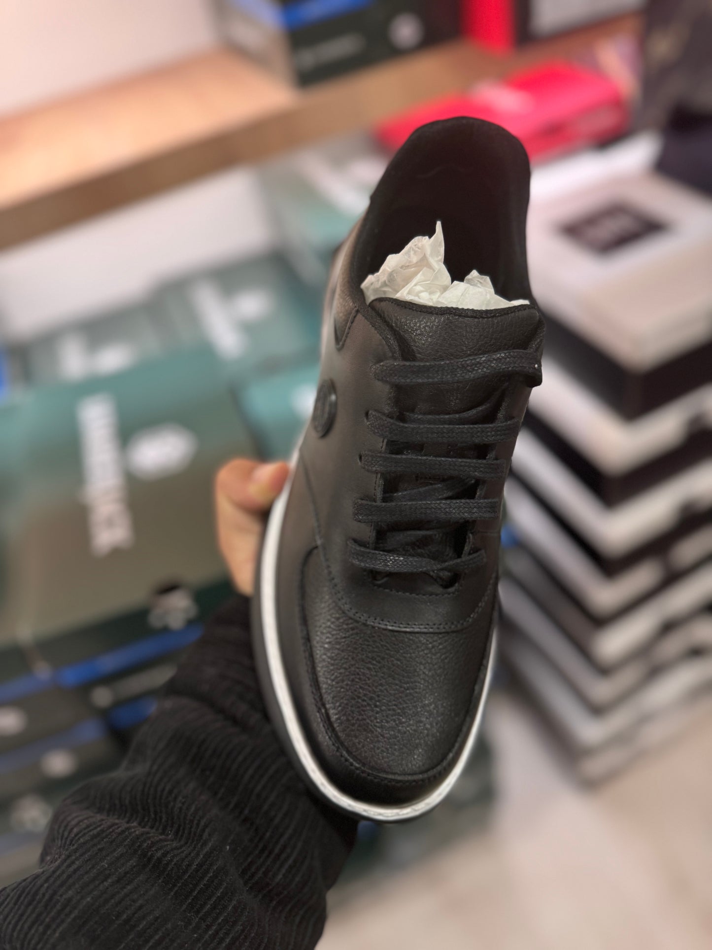 KAHVERENGİ BAĞCIKLI KALIN TABAN %100 HAKİKİ DERİ SNEAKER ERKEK AYAKKABI ORJİNAL MARKA