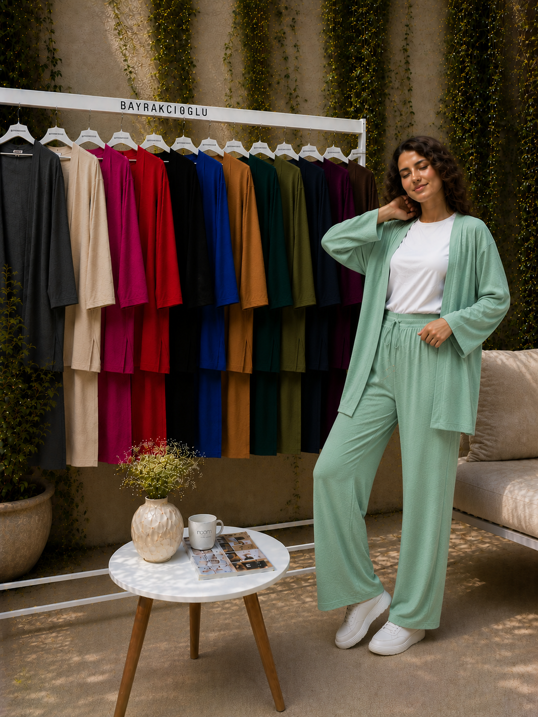 Kimono Takım Full Likralı Bürümcük Kumaş