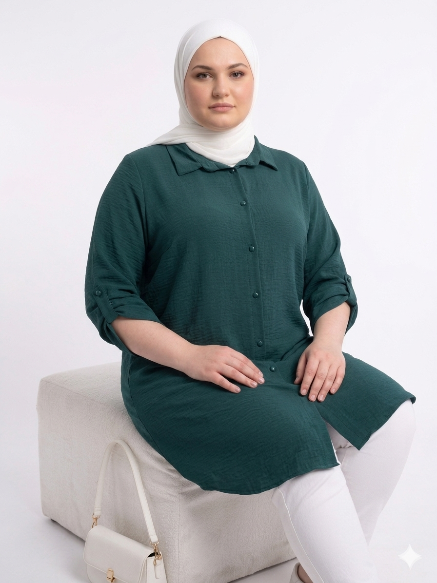 AYARLANABİLİR KOLLU KADIN TUNİK
