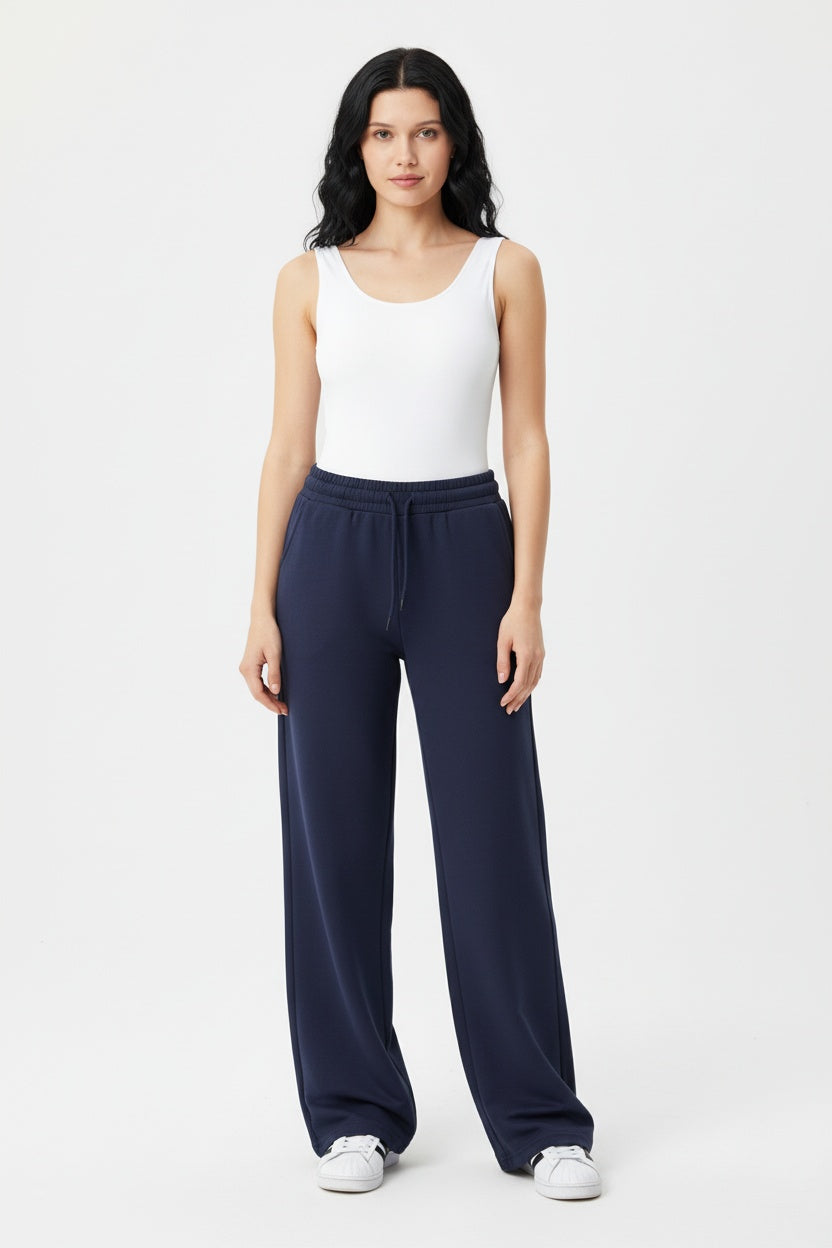 Oysho Kumaş Belden Lastikli Çift Cepli Eşofman Altı