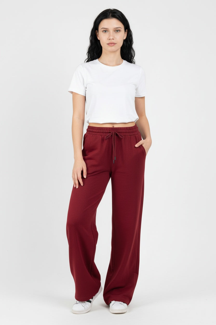 Oysho Kumaş Belden Lastikli Çift Cepli Eşofman Altı