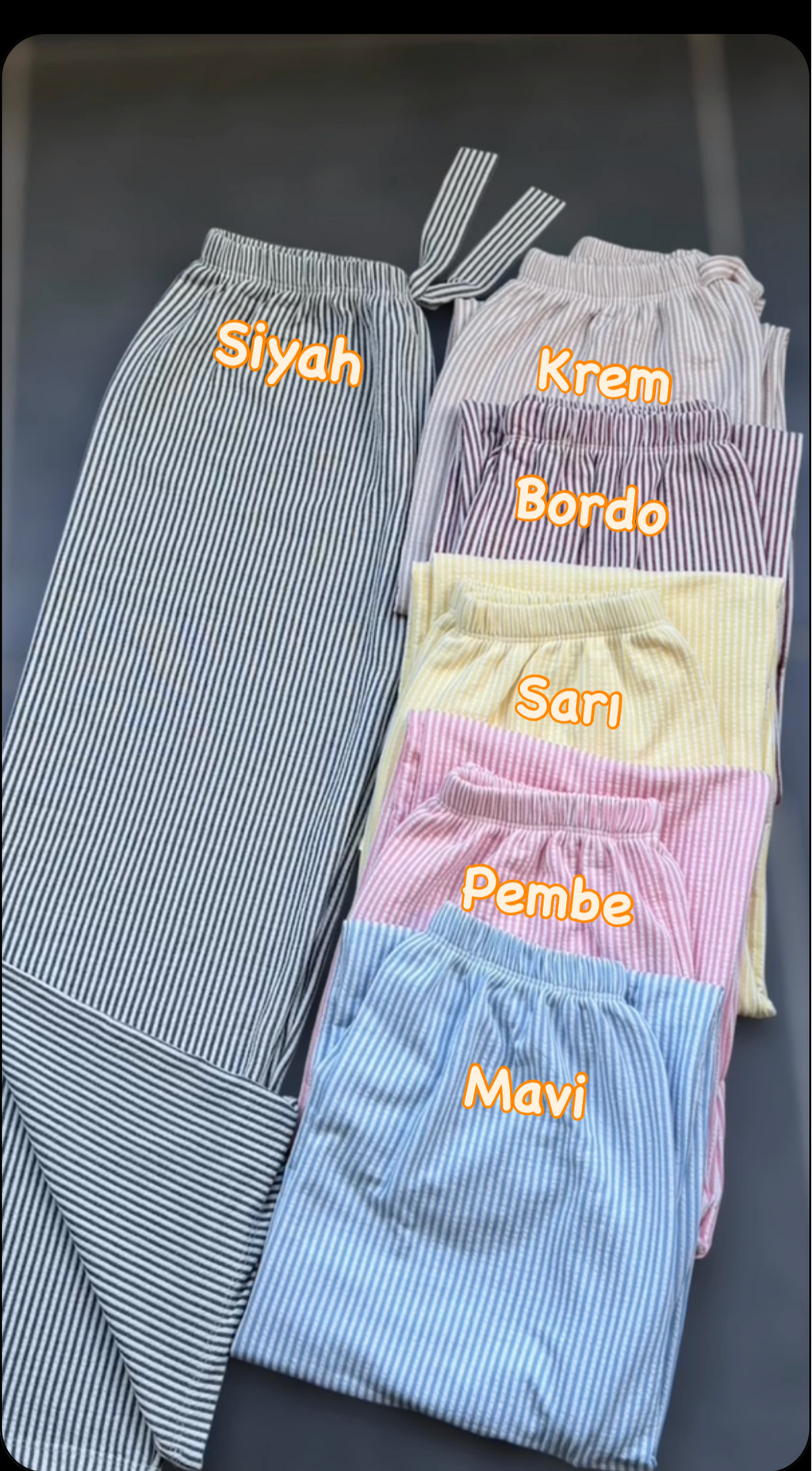 FENOMEN ÜRÜN: SU YOLU DESEN PAMUKLU PALAZZO PANTOLON