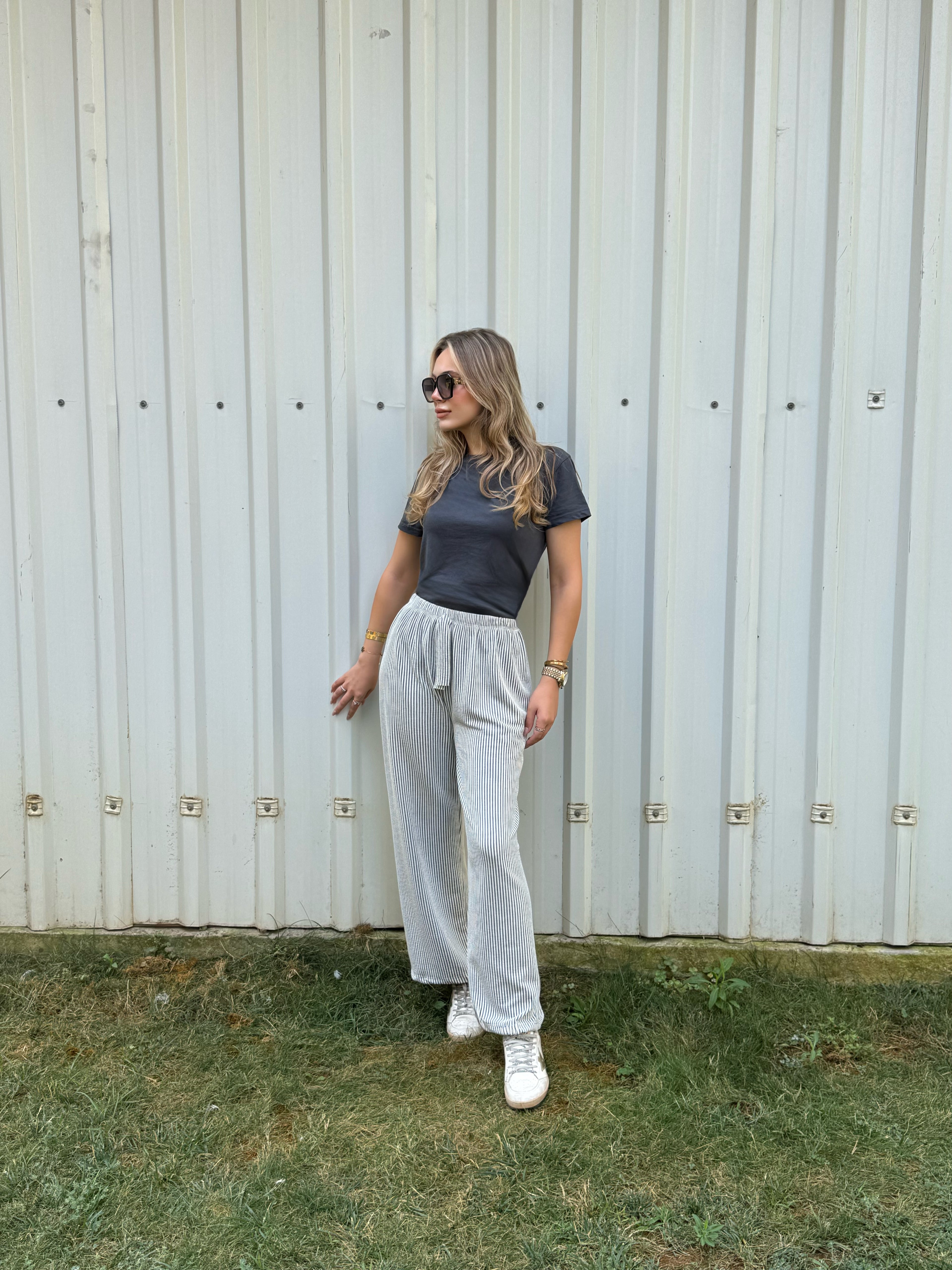 FENOMEN ÜRÜN: SU YOLU DESEN PAMUKLU PALAZZO PANTOLON