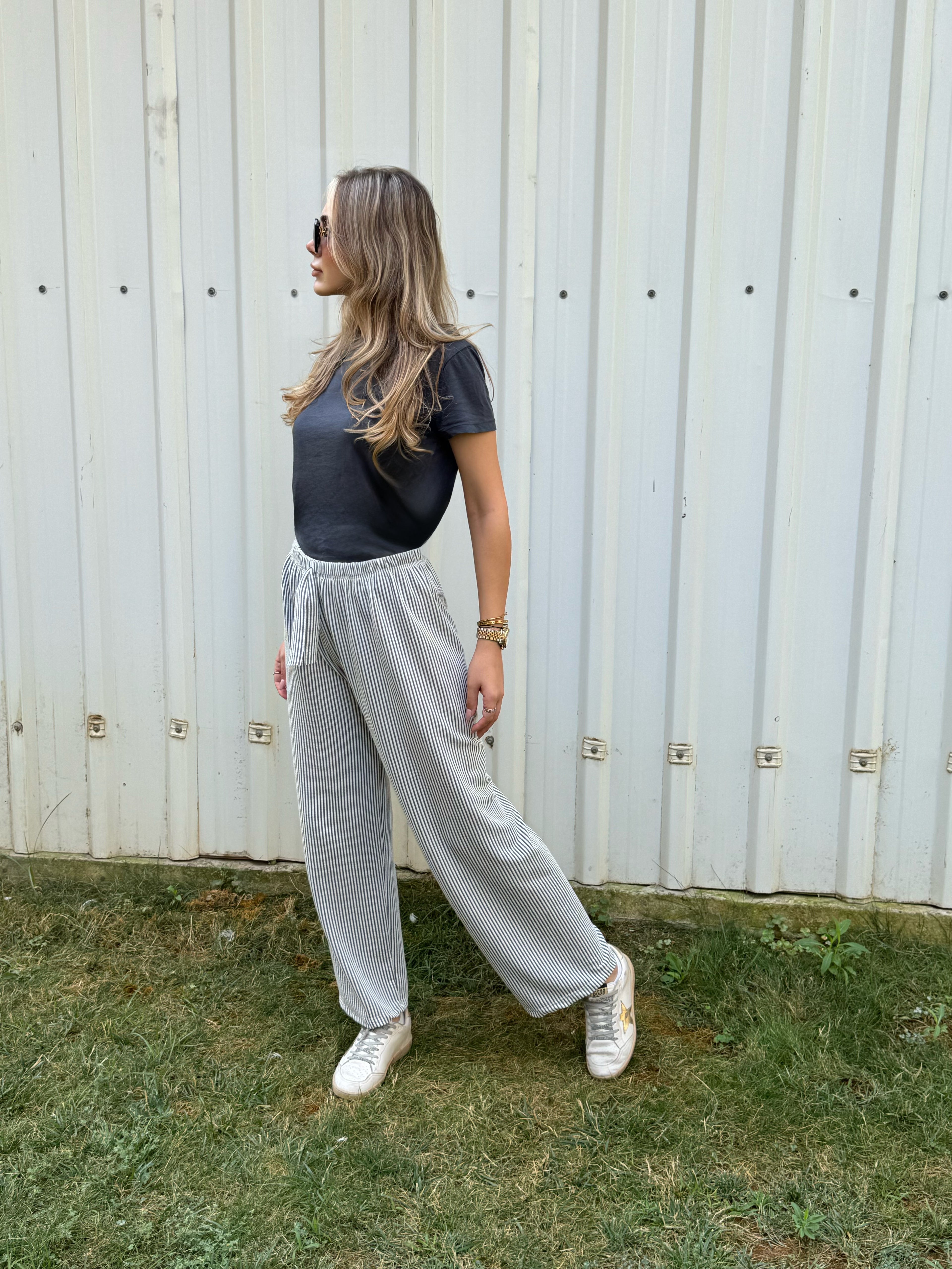 FENOMEN ÜRÜN: SU YOLU DESEN PAMUKLU PALAZZO PANTOLON