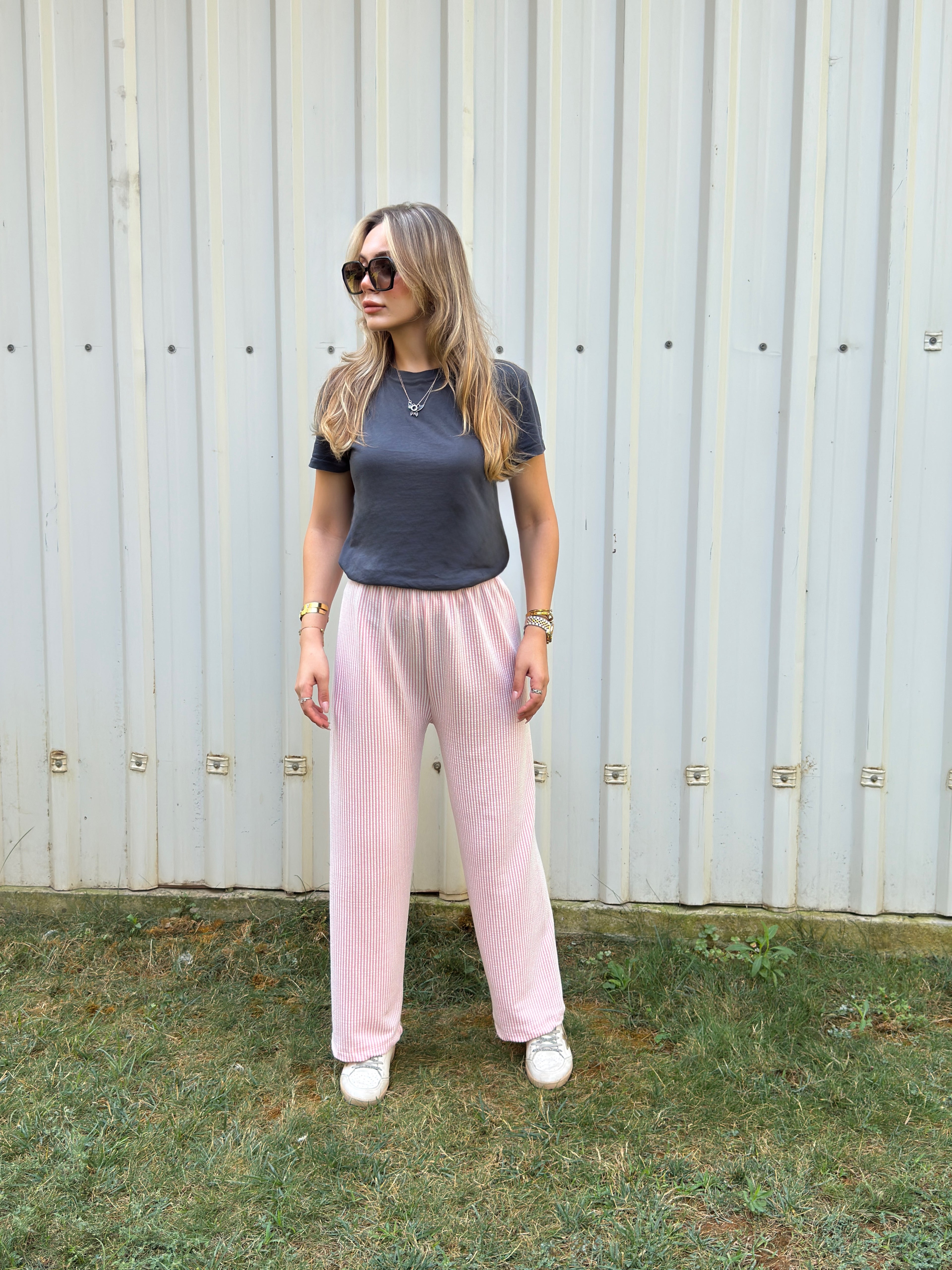 FENOMEN ÜRÜN: SU YOLU DESEN PAMUKLU PALAZZO PANTOLON