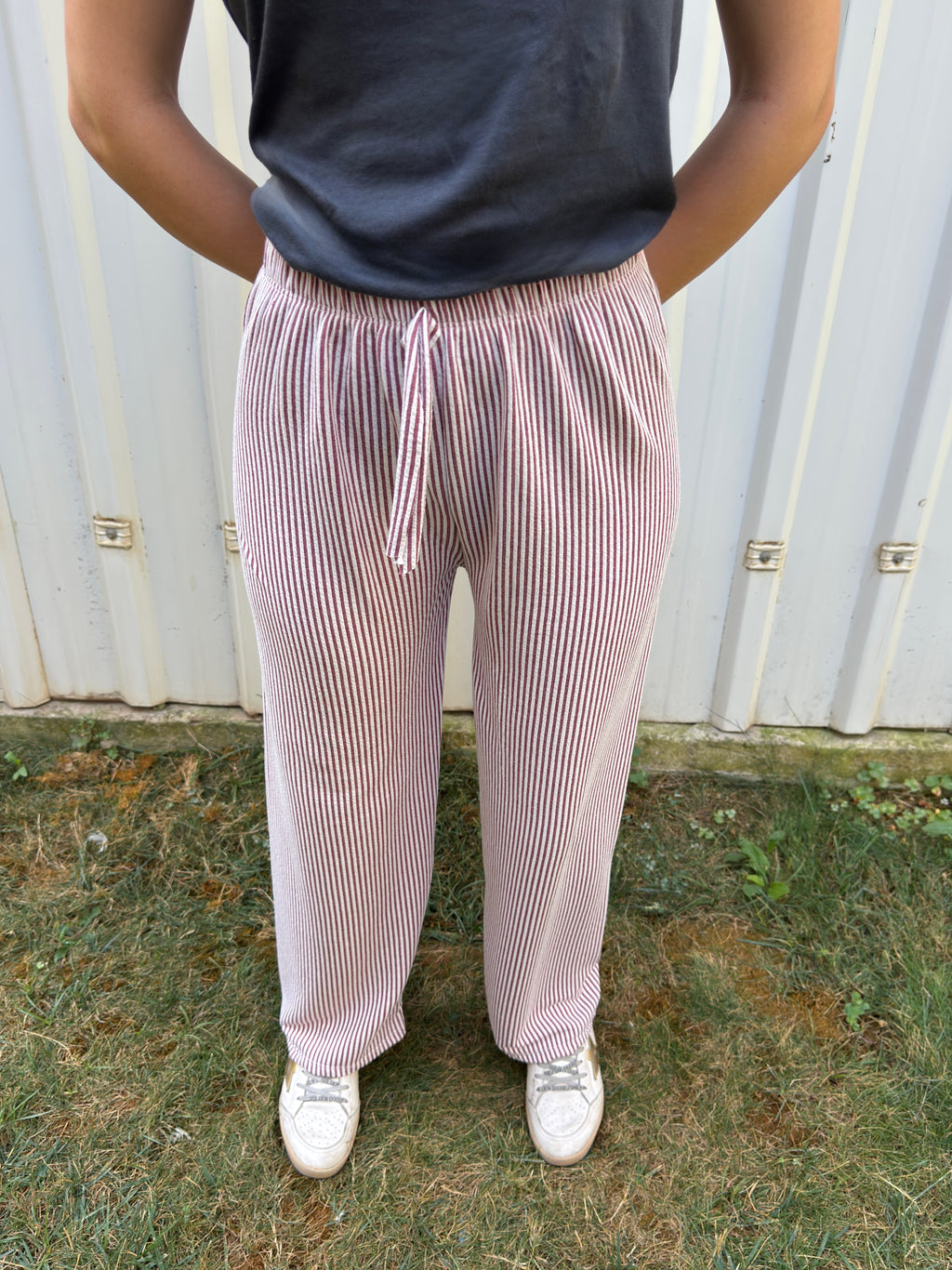 FENOMEN ÜRÜN: SU YOLU DESEN PAMUKLU PALAZZO PANTOLON