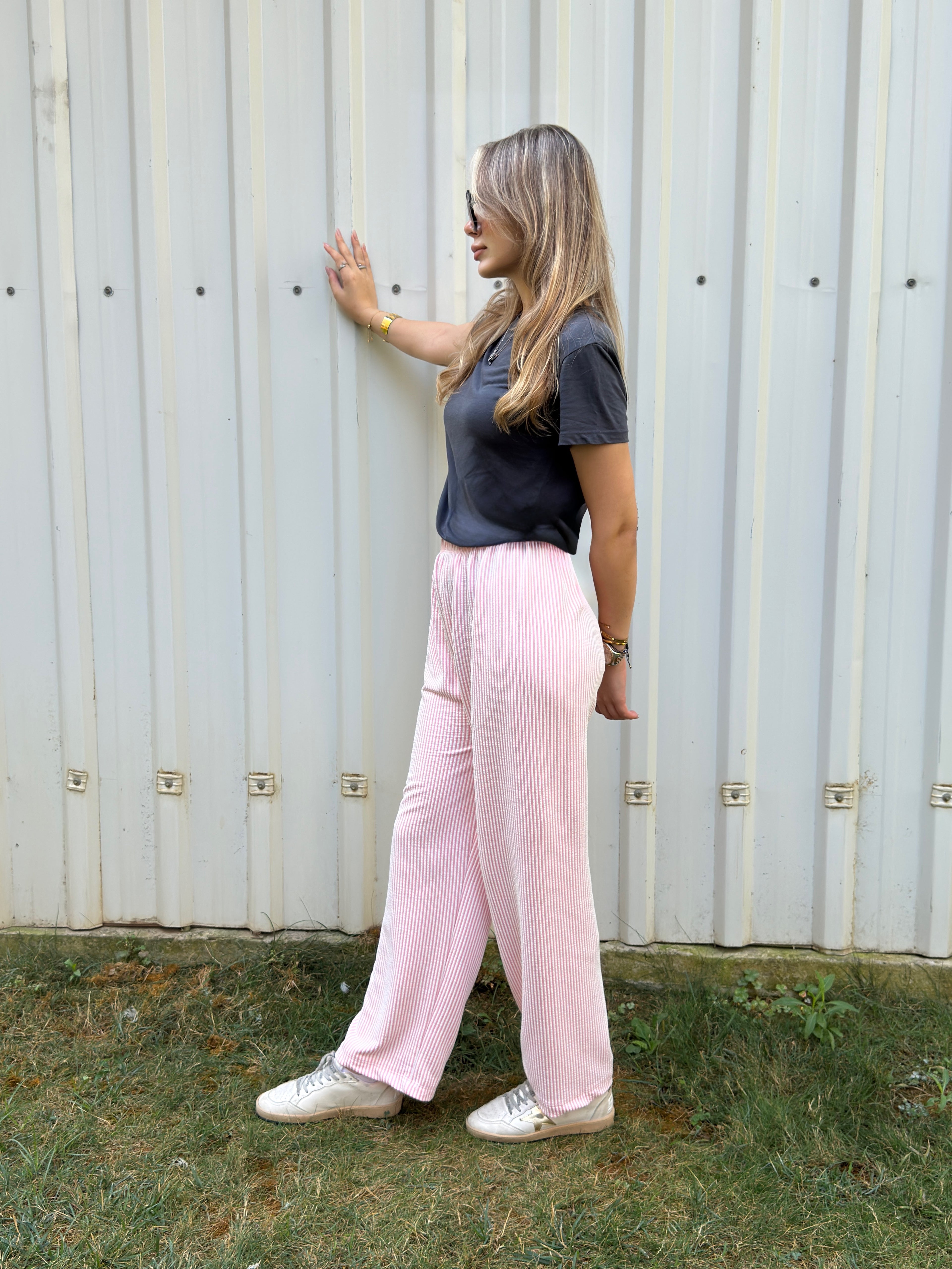 FENOMEN ÜRÜN: SU YOLU DESEN PAMUKLU PALAZZO PANTOLON