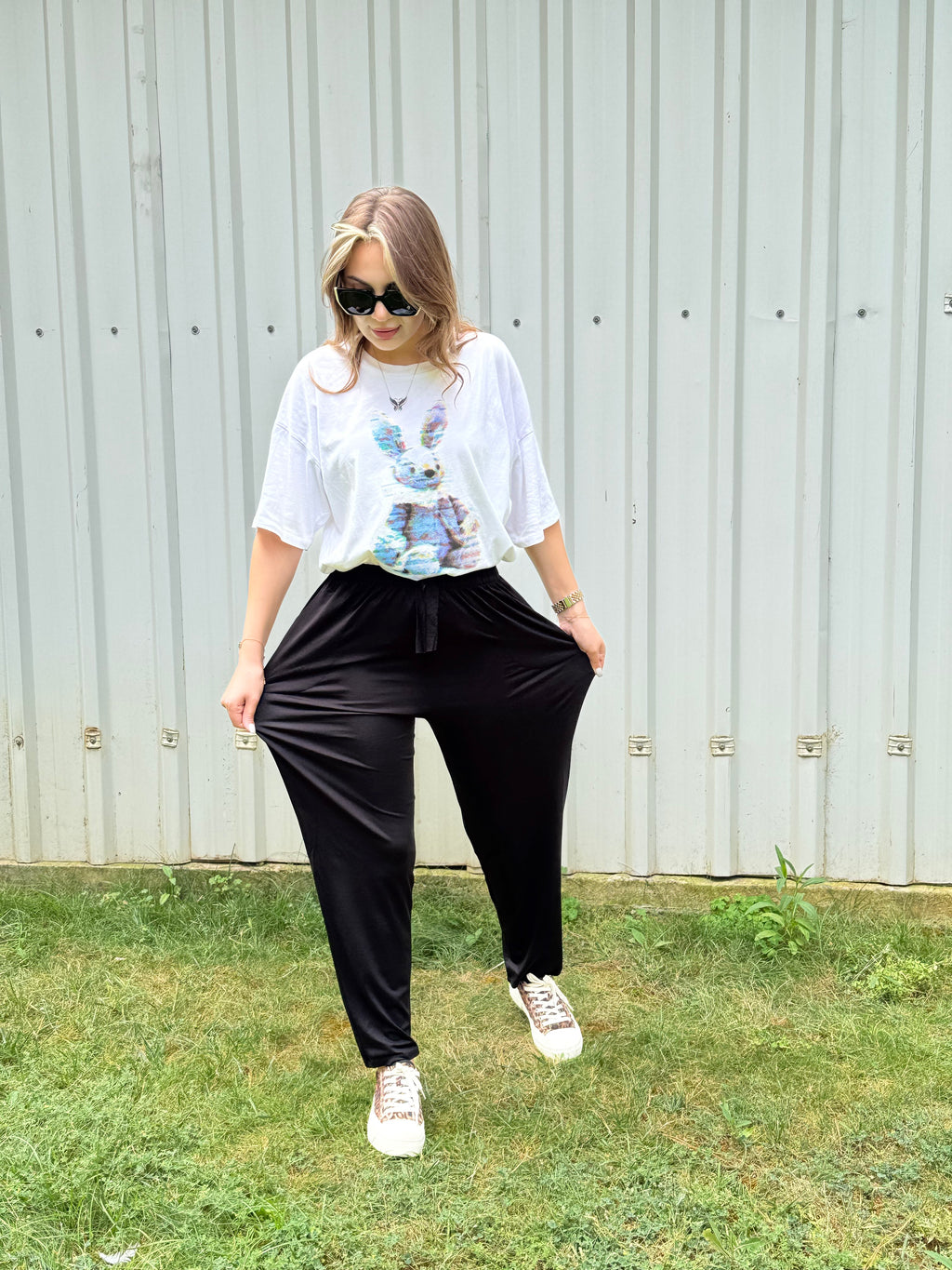 Enine Boyuna Ultra Esnek Penye Pantolon