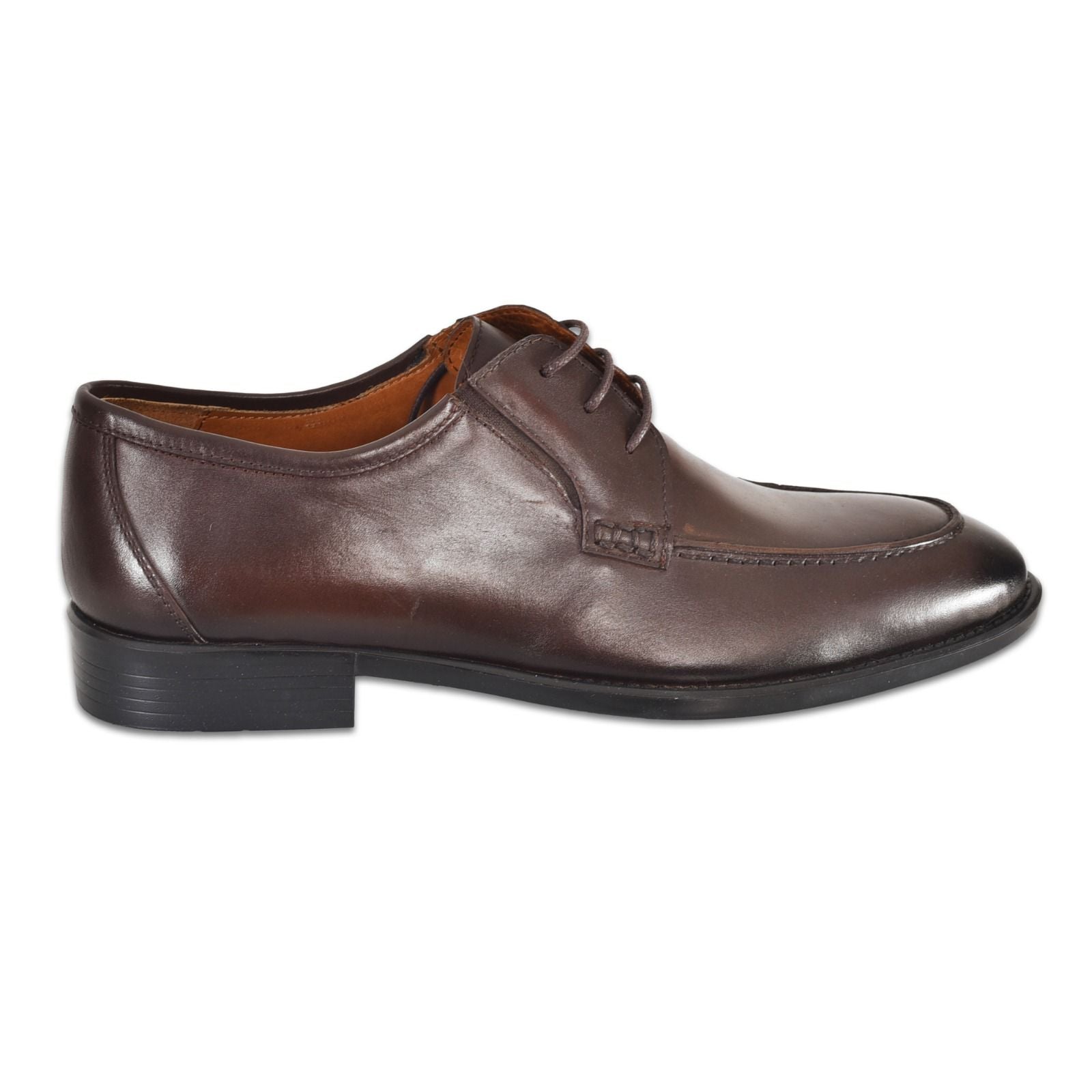 Gerçek Deri Klasik Bağcıklı Erkek Ayakkabı (Siyah & Kahverengi)