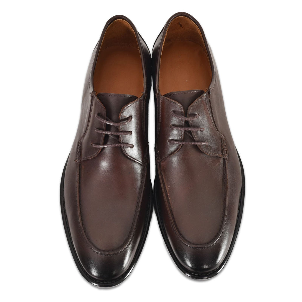 Gerçek Deri Klasik Bağcıklı Erkek Ayakkabı (Siyah & Kahverengi)