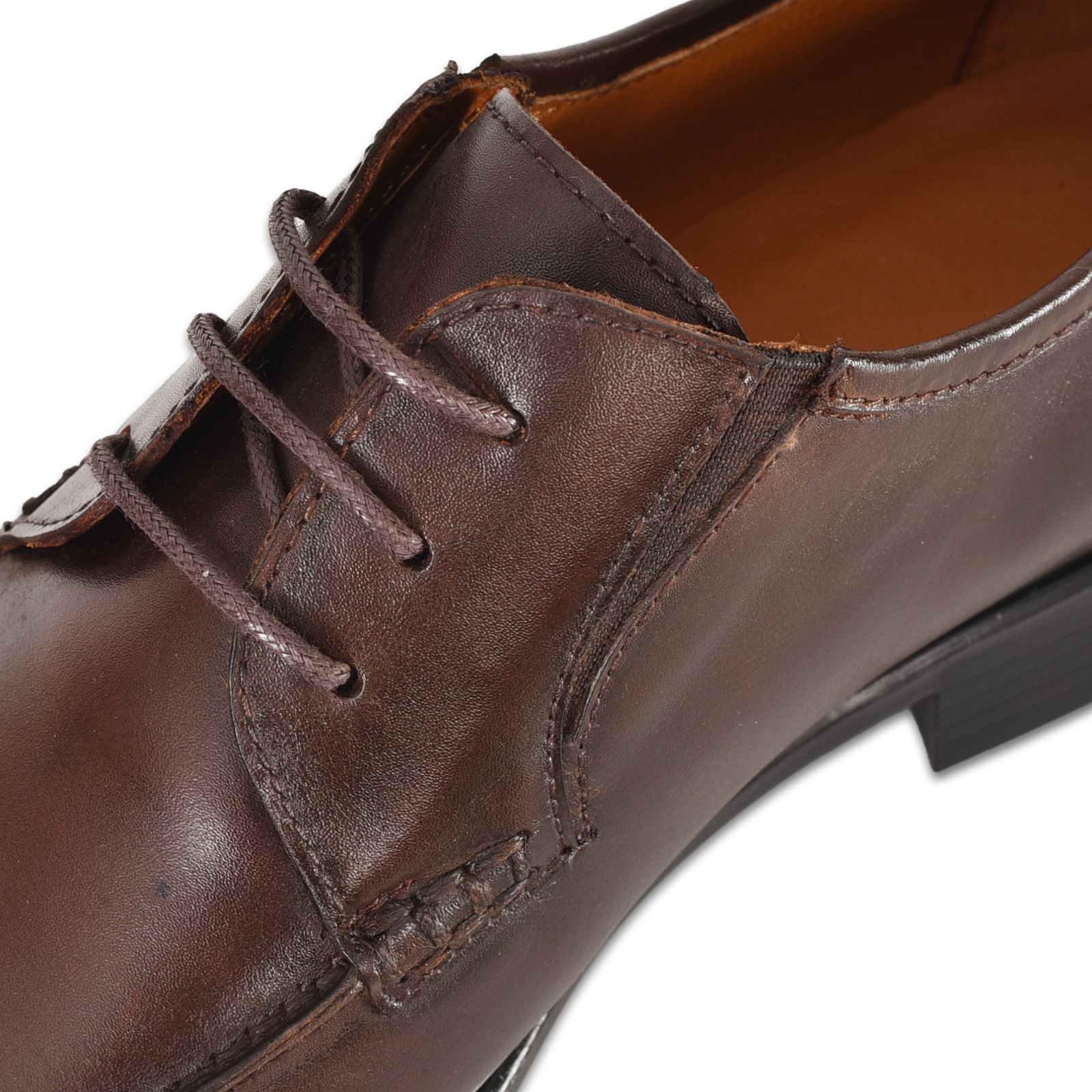 Gerçek Deri Klasik Bağcıklı Erkek Ayakkabı (Siyah & Kahverengi)