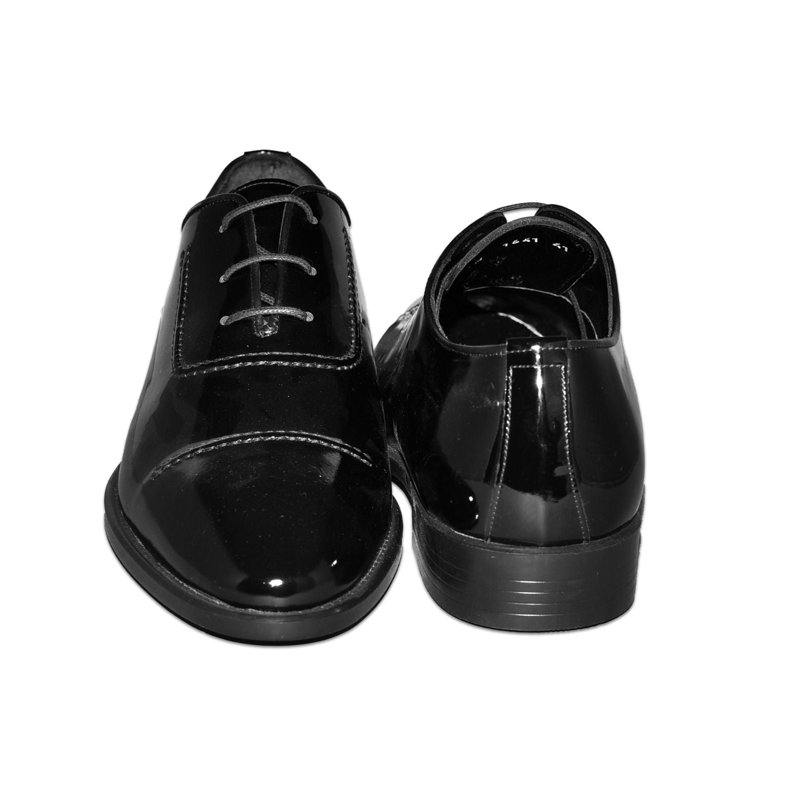 Siyah Rugan Deri Klasik Erkek Ayakkabı