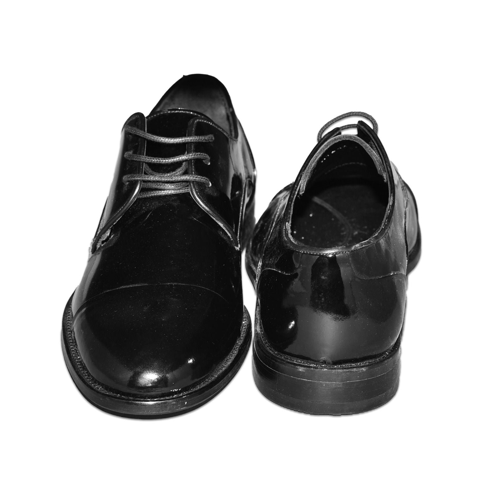 Siyah Rugan Deri Klasik Erkek Ayakkabı