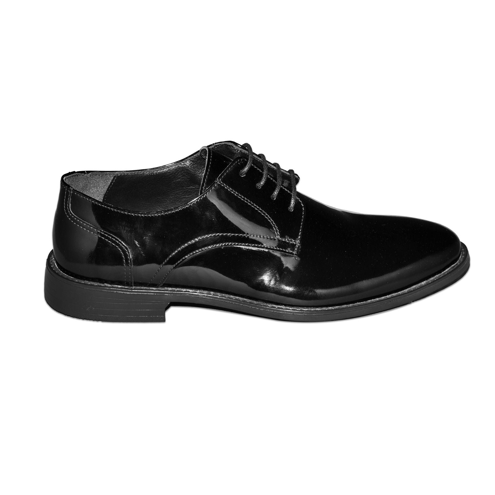 Siyah Rugan Deri Klasik Erkek Ayakkabı