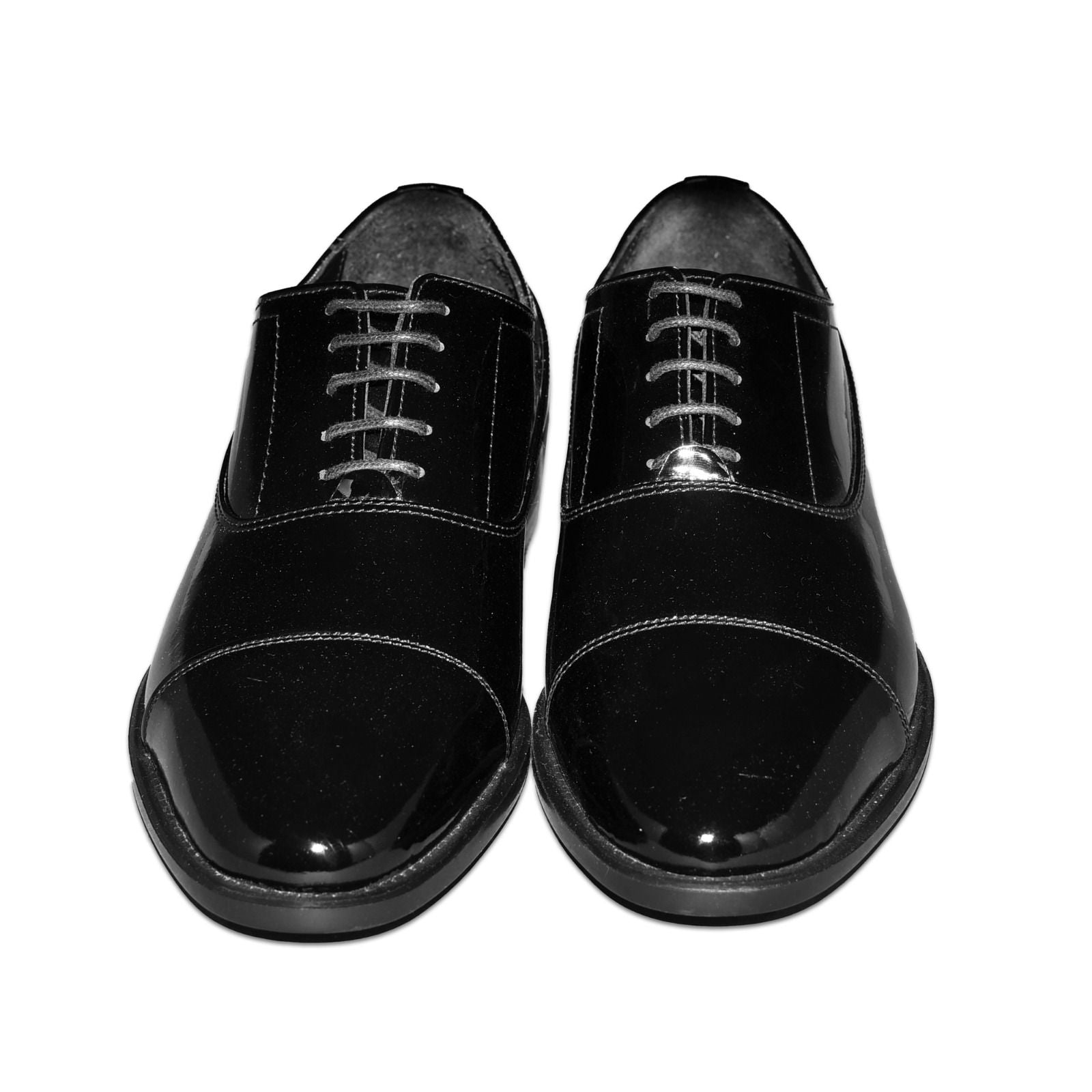 Siyah Rugan Deri Klasik Erkek Ayakkabı