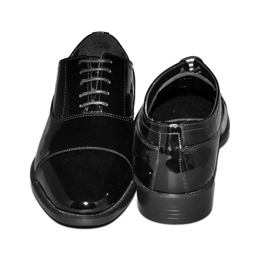 Siyah Rugan Deri Klasik Erkek Ayakkabı