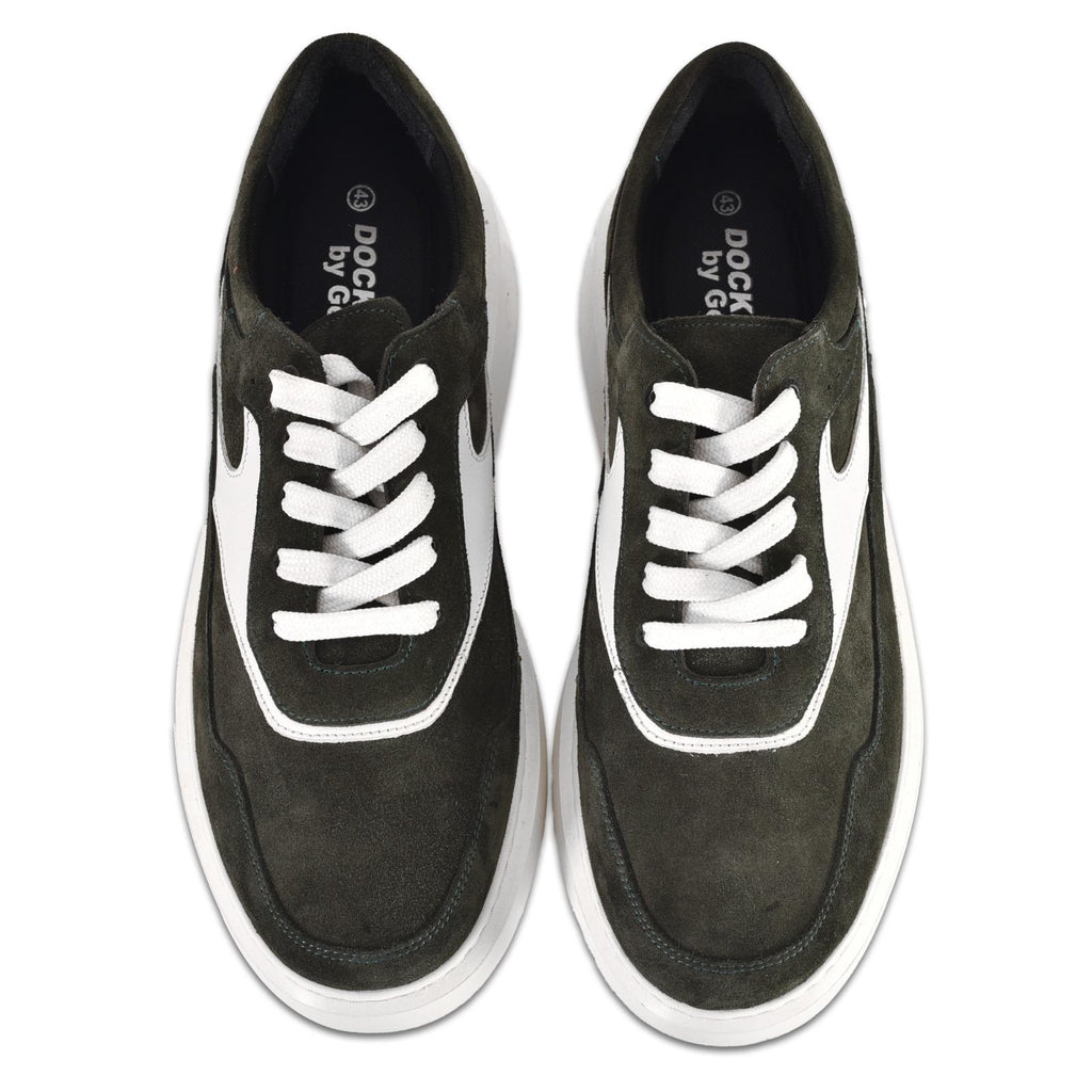 Deri Günlük Erkek Sneaker Ayakkabı Bağcıklı