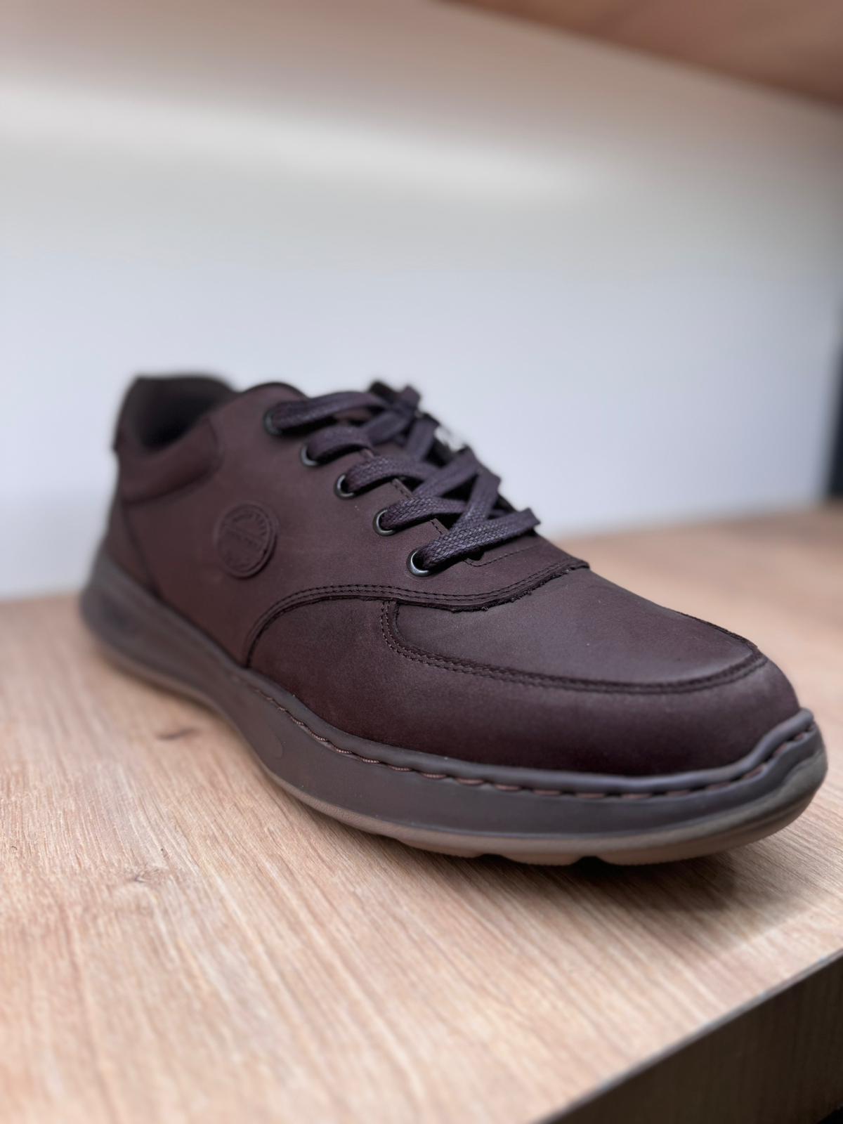 Hakiki Deri Yastık Taban Günlük Erkek Sneaker Ayakkabı