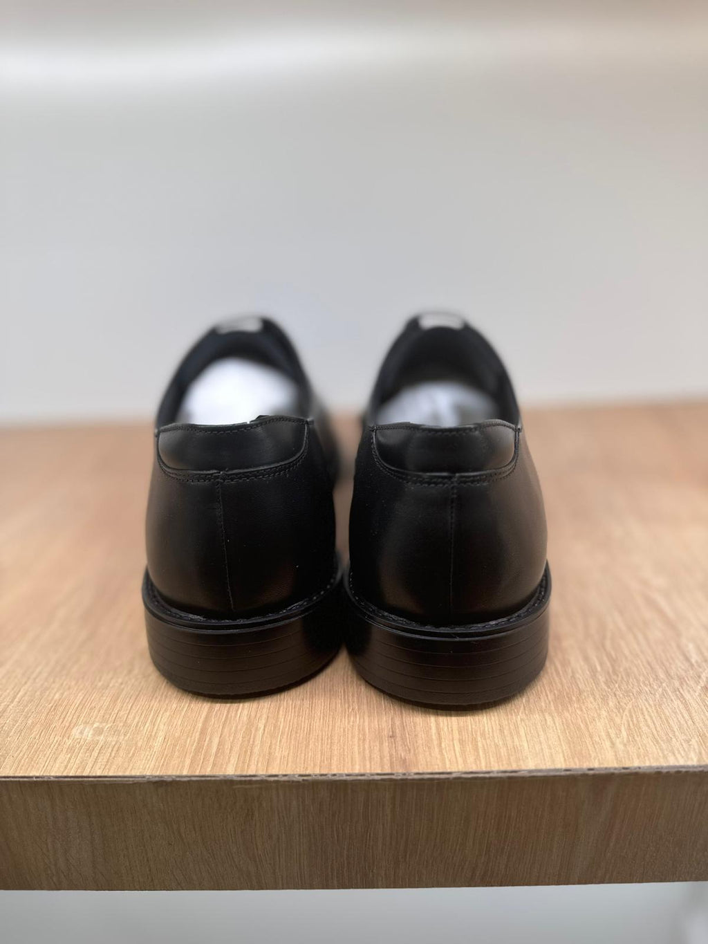 Hakiki Deri Şerit Detaylı Oxford Erkek Ayakkabı – Siyah