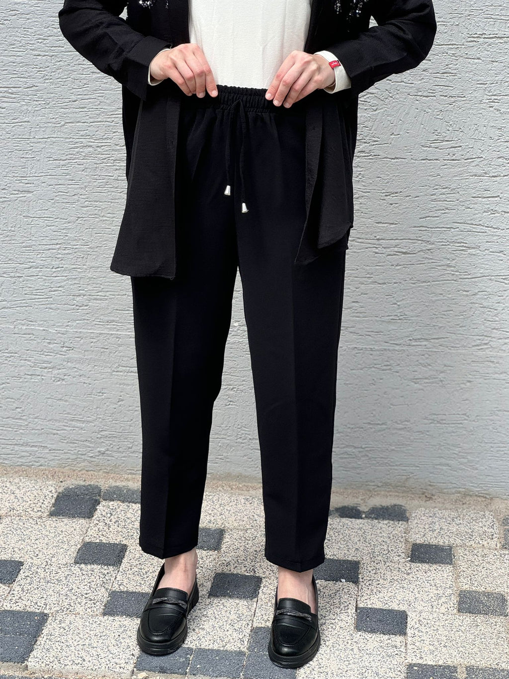 ZERA KREP BORU PAÇA BATTAL BEDEN PANTOLON